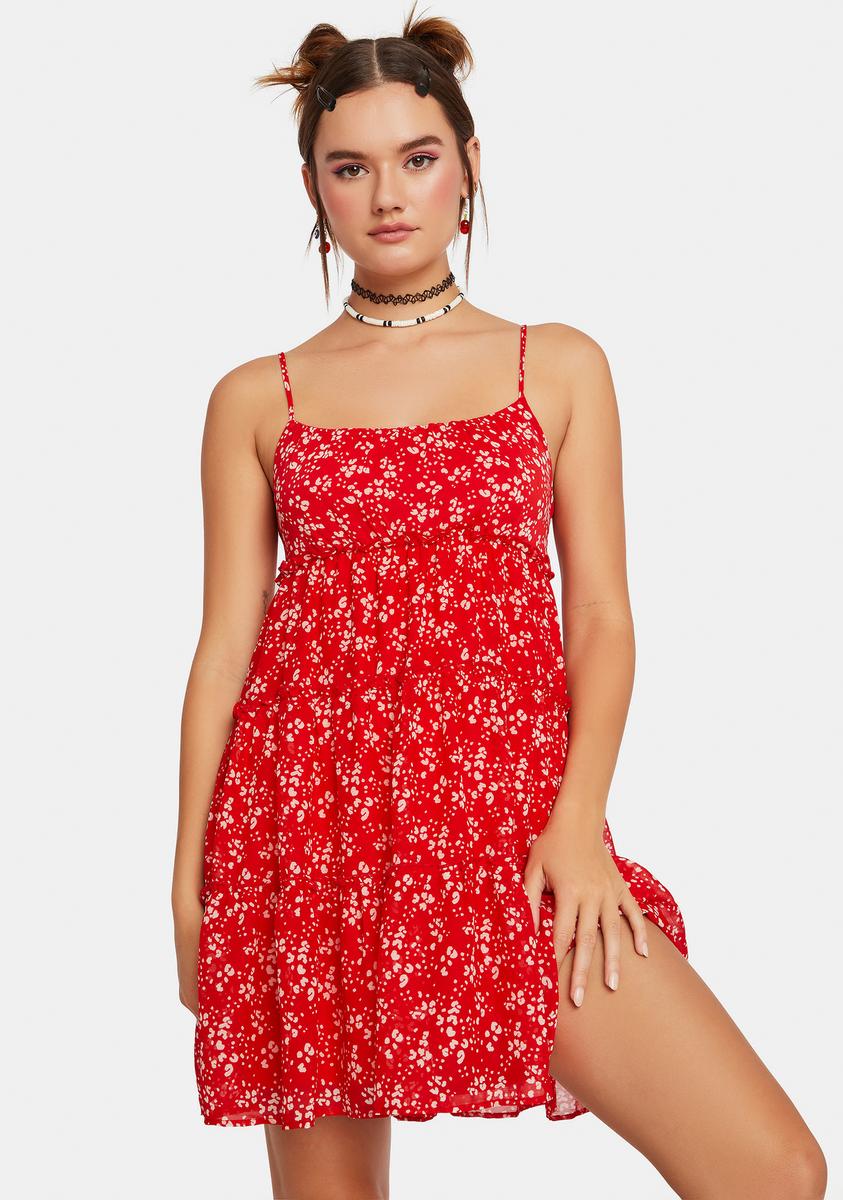 Animal Behavior Babydoll Mini Dress,All Products : American Fashion Style Bags On Sale
