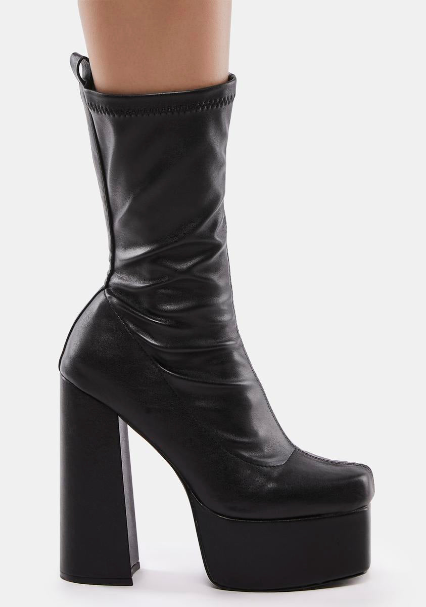 Lunar Strangers In The Night Platform Boots,New Products : American Fashion Style Bags On Sale