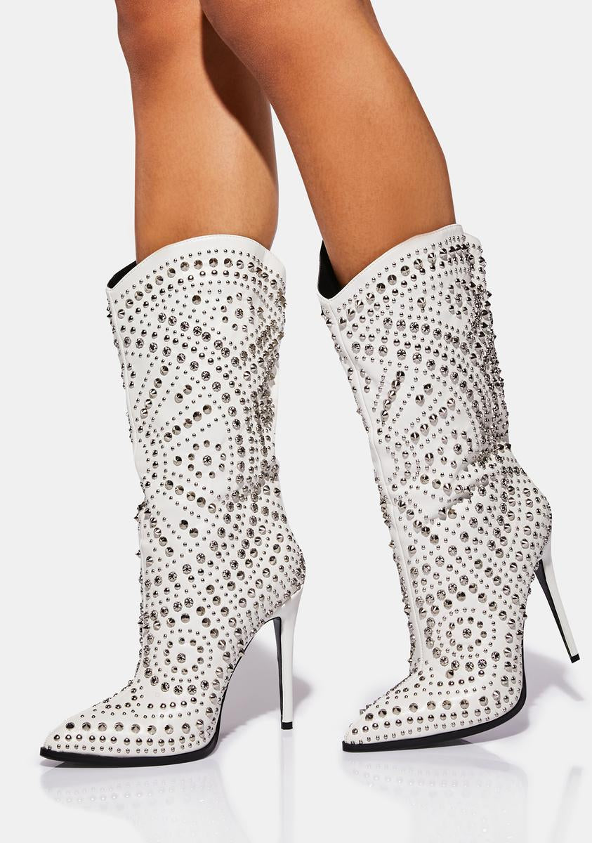 Shut The Club Down Stiletto Booties