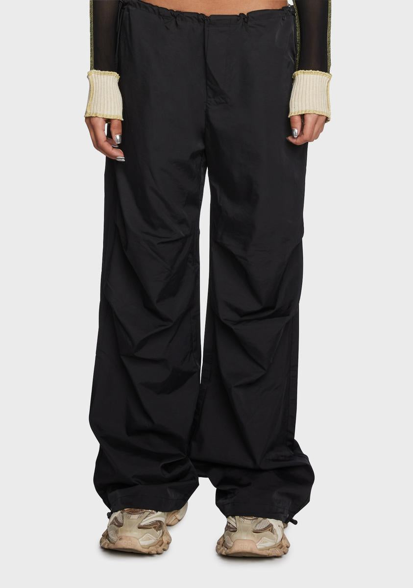 Noir In Your Element Parachute Pants,New Products : American Fashion Style Bags On Sale