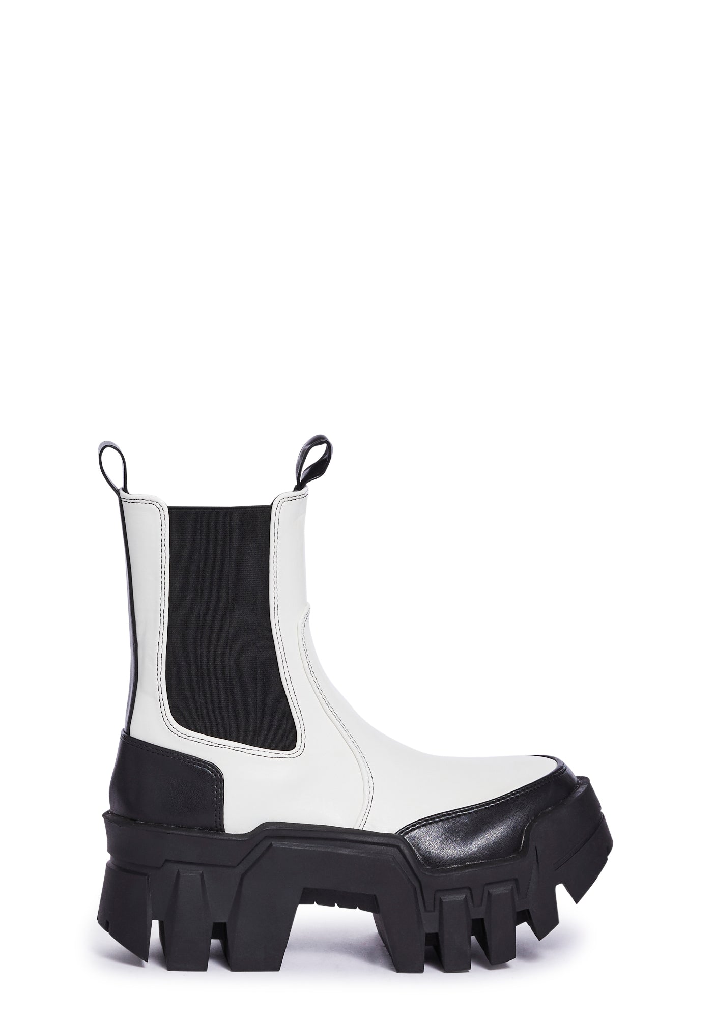 Ankle Boots- White – Dolls Kill