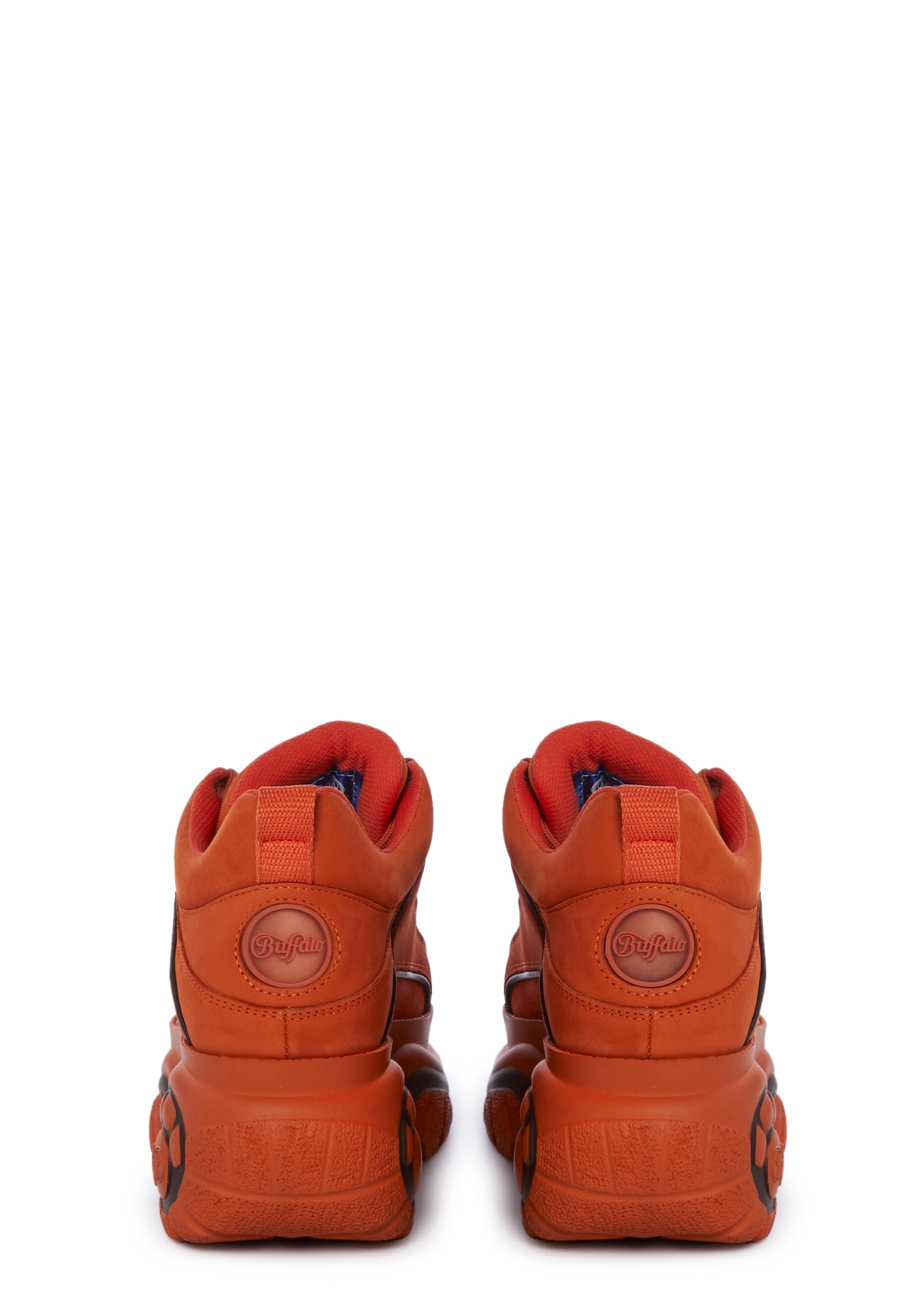 Orange platform sneakers online