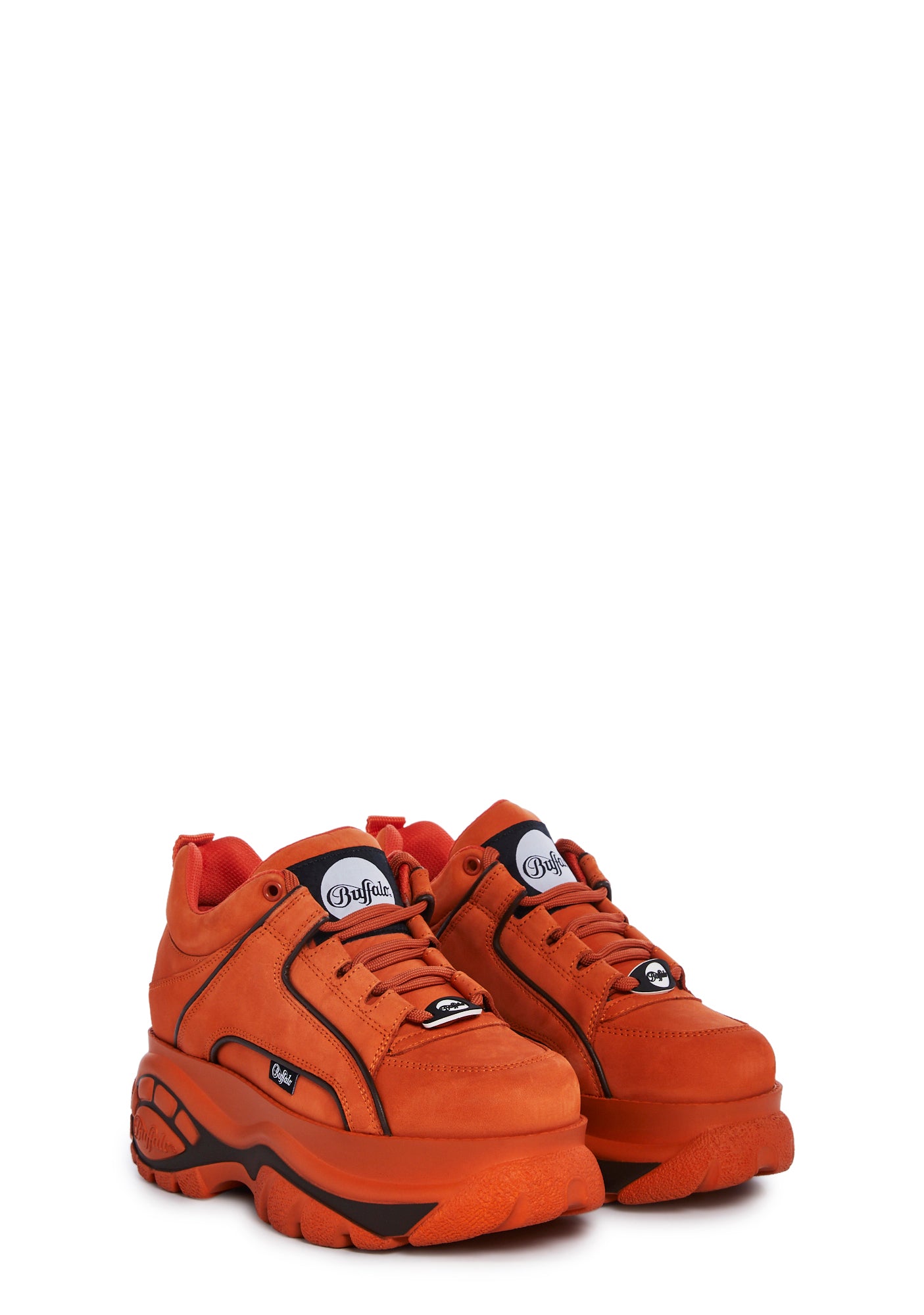 Neon orange platform shoes cheap