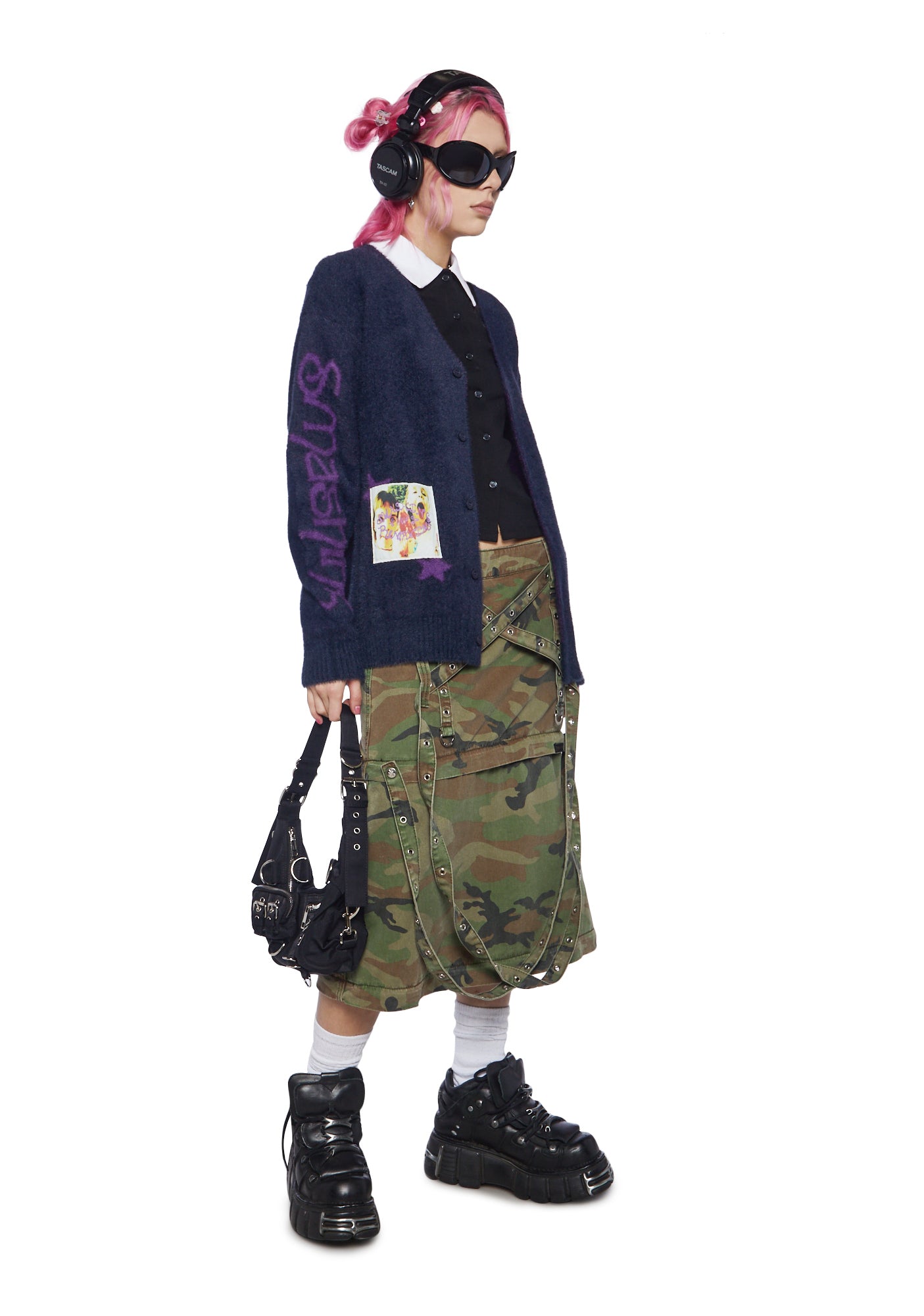 HUF Smashing Pumpkins Siamese Dream 90s Mohair Cardigan