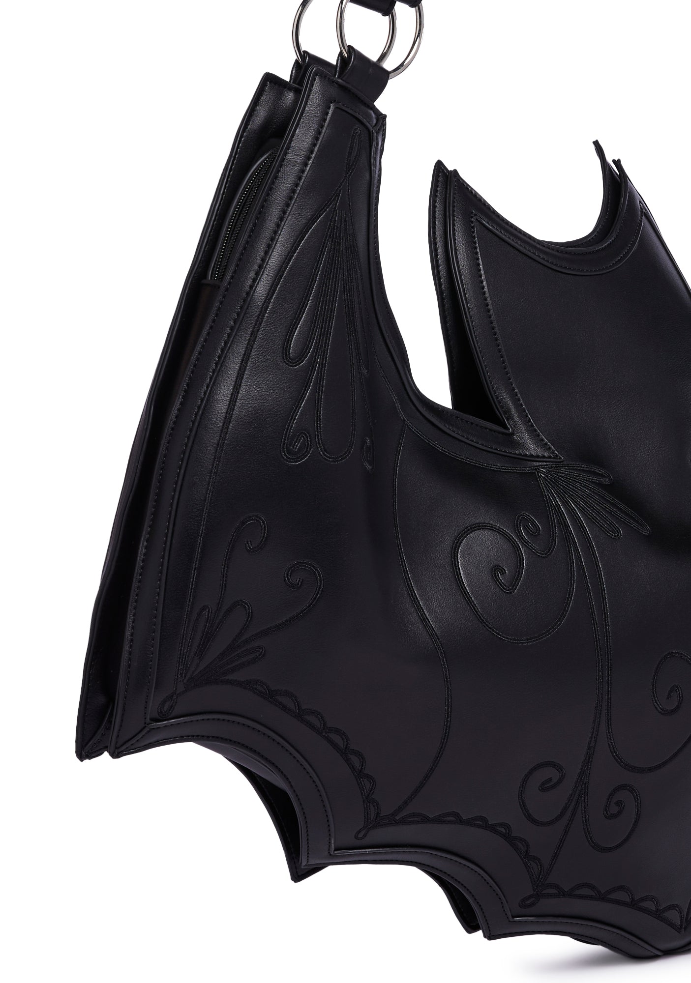 Dolls Home Large Bat Purse Black Dolls Kill