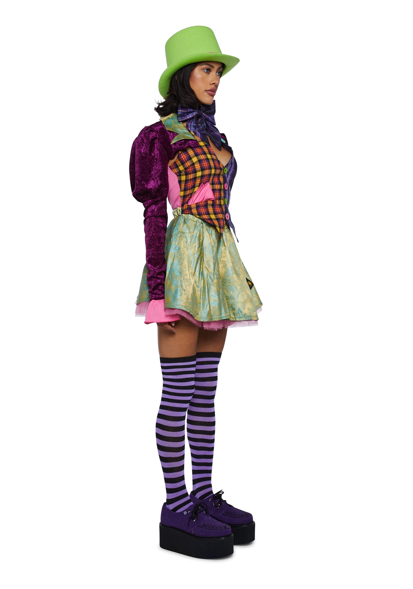 Alice Mad Hatter Wonderland Sexy Womens Halloween Costume Costume Set Multi Dolls Kill