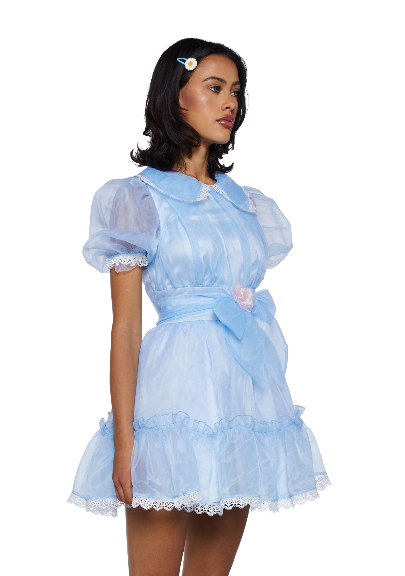 Creepy Sisters Costume - BLUE / X-SMALL | Adult