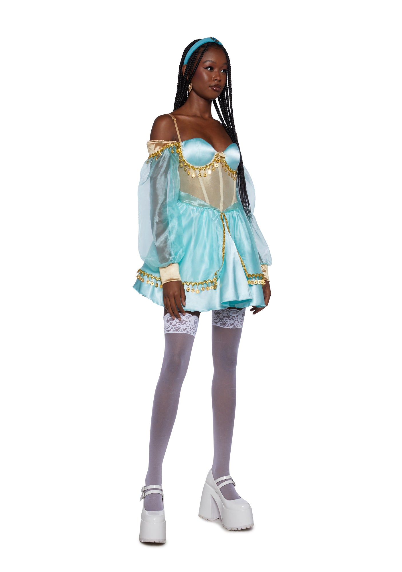 Desert Princess Costume Set - XX-Small | Adult | Light Blue