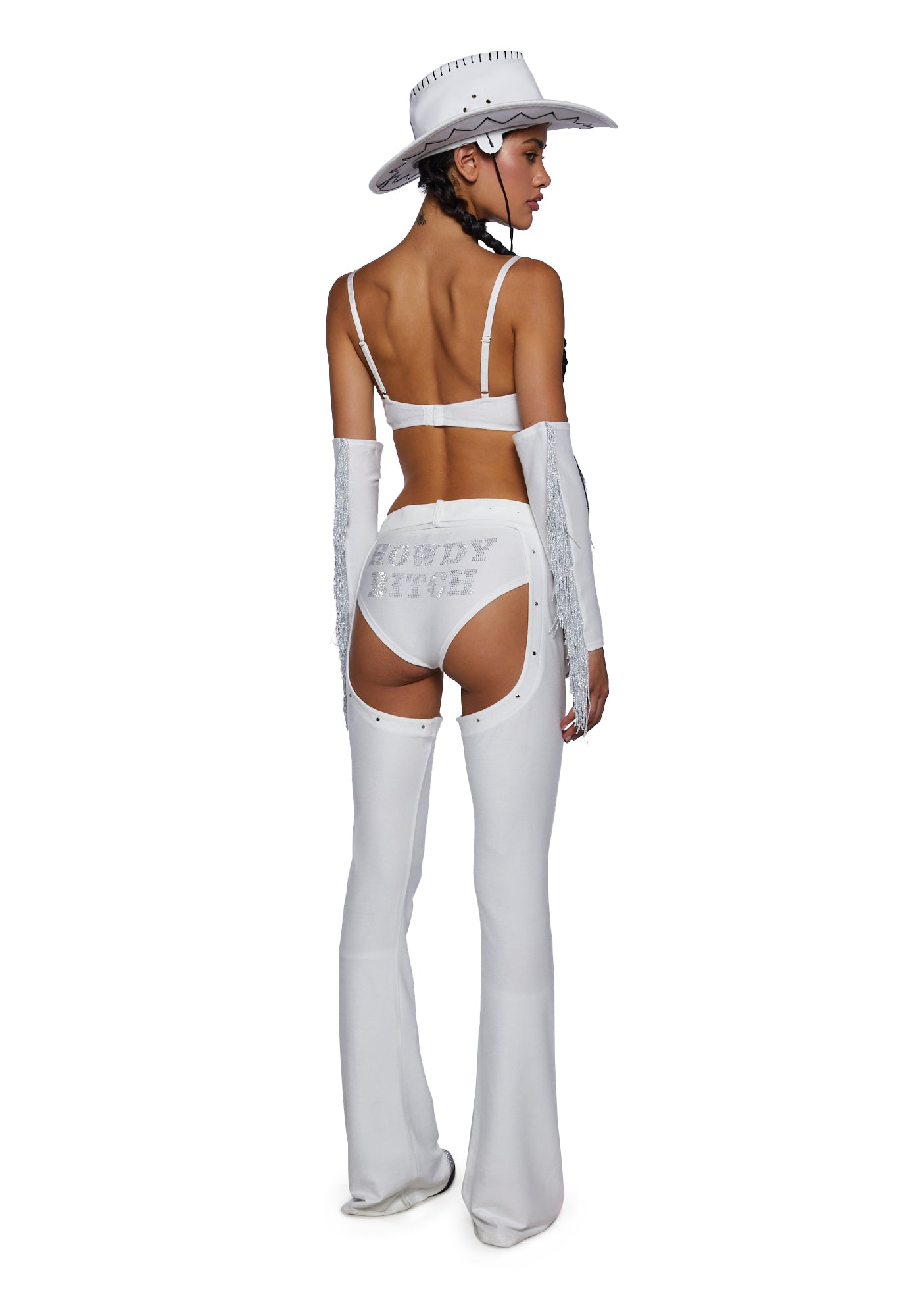 Giddy Up Cowboy Costume Set - White
