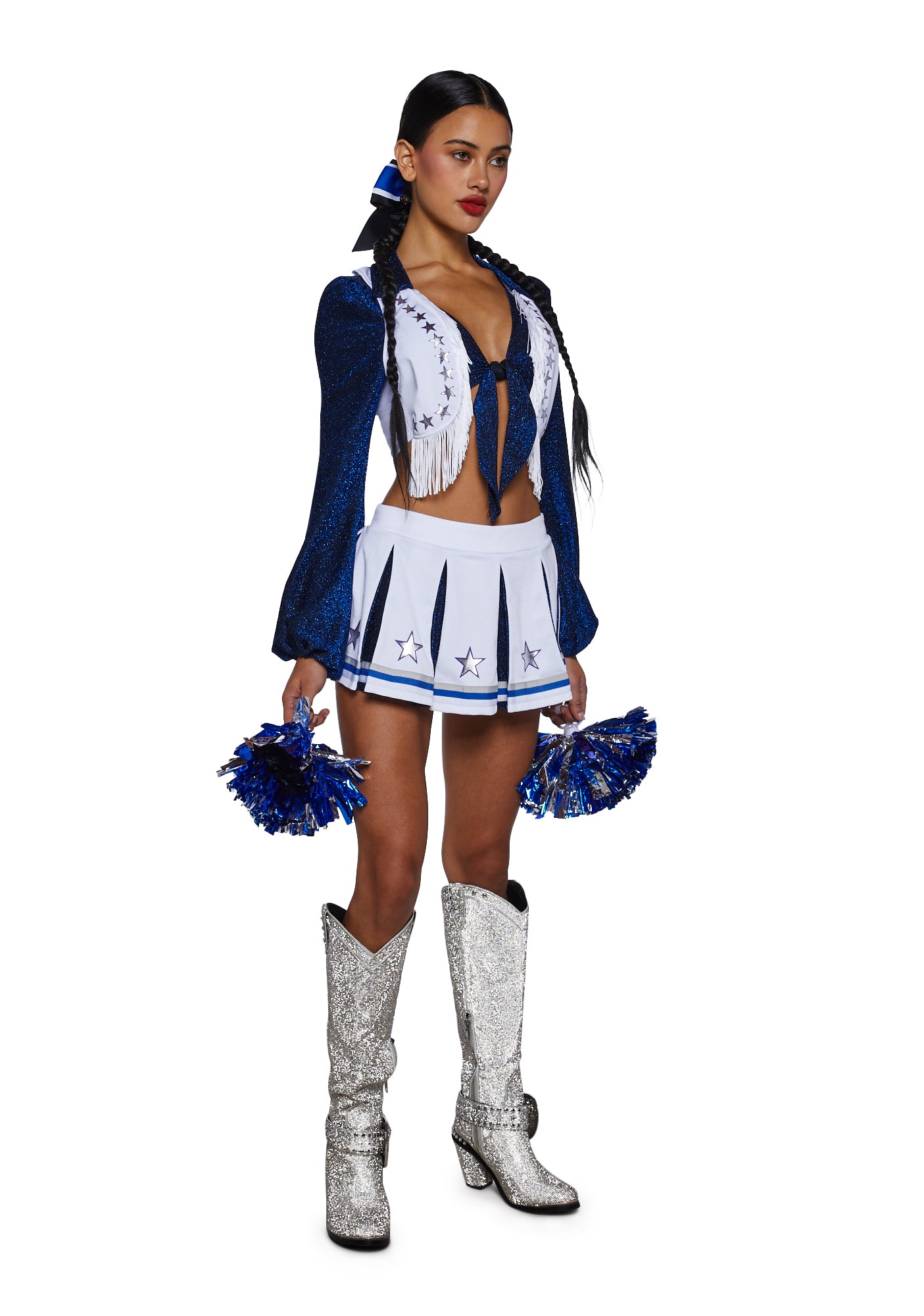 Sexy Dallas Cowboys Cheerleader Halloween Costume Set | XX-Small