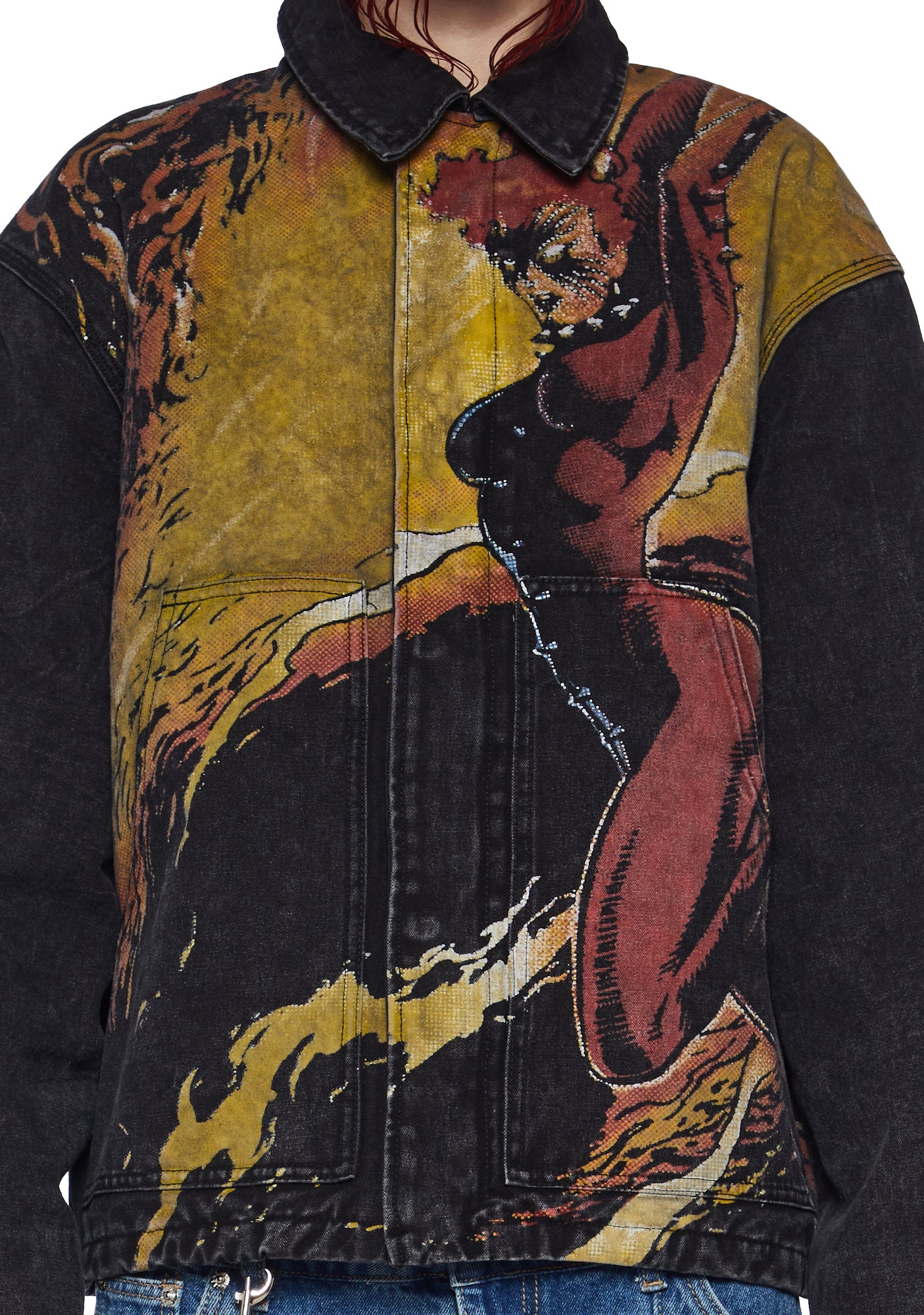 【公式】フジのお歳暮・冬ギフト HUF Kill Dolls – Multi - Jacket Graphic Phoenix Men X ジャケット・アウター