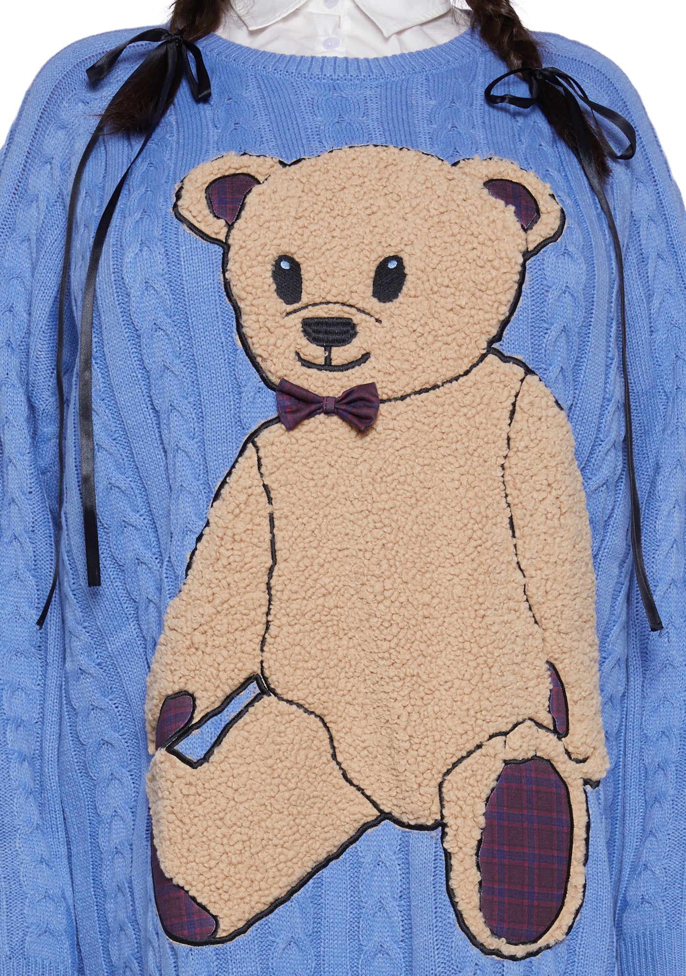 Teddy bear sweater plus size on sale