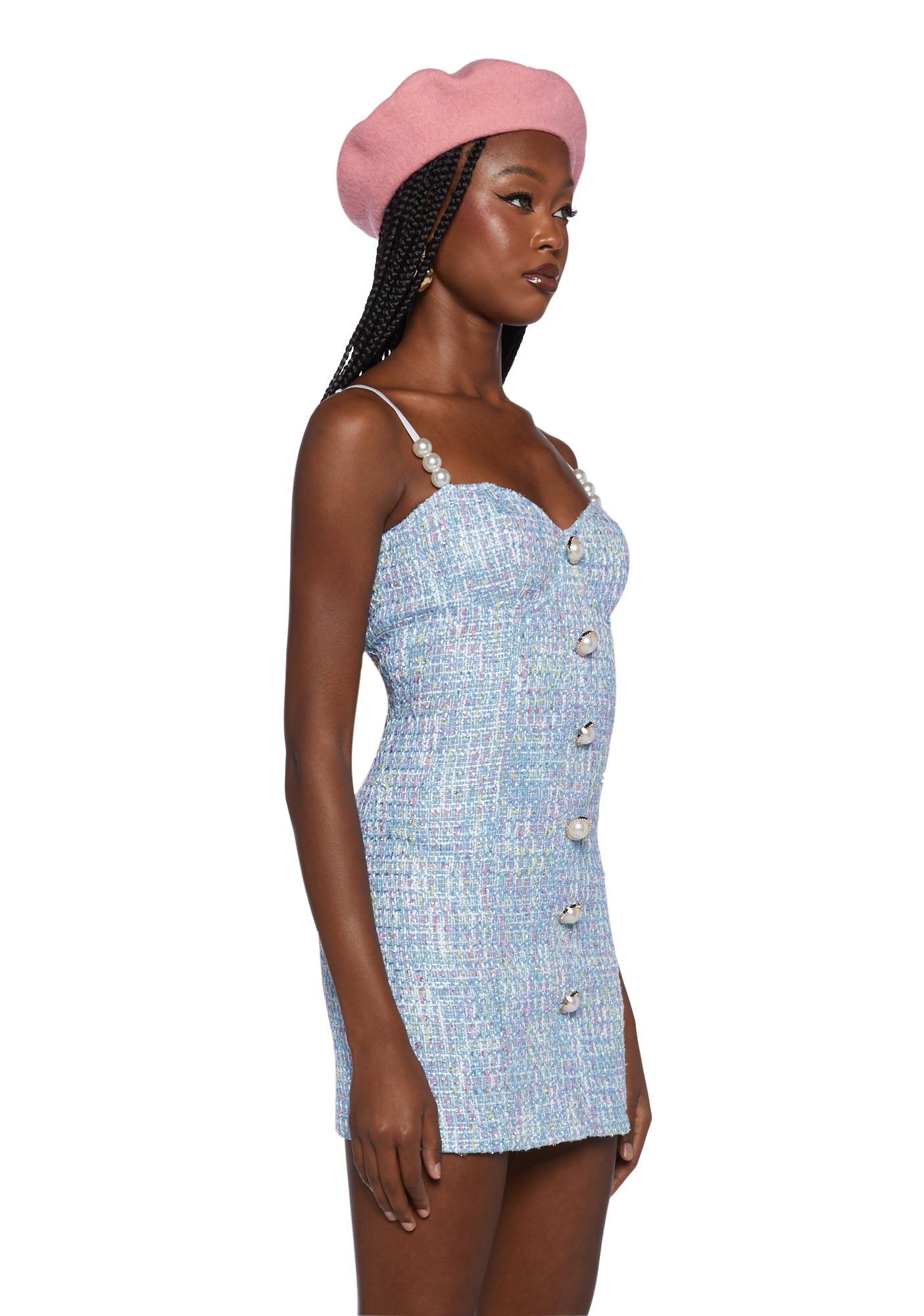 Tweed zara dress sale