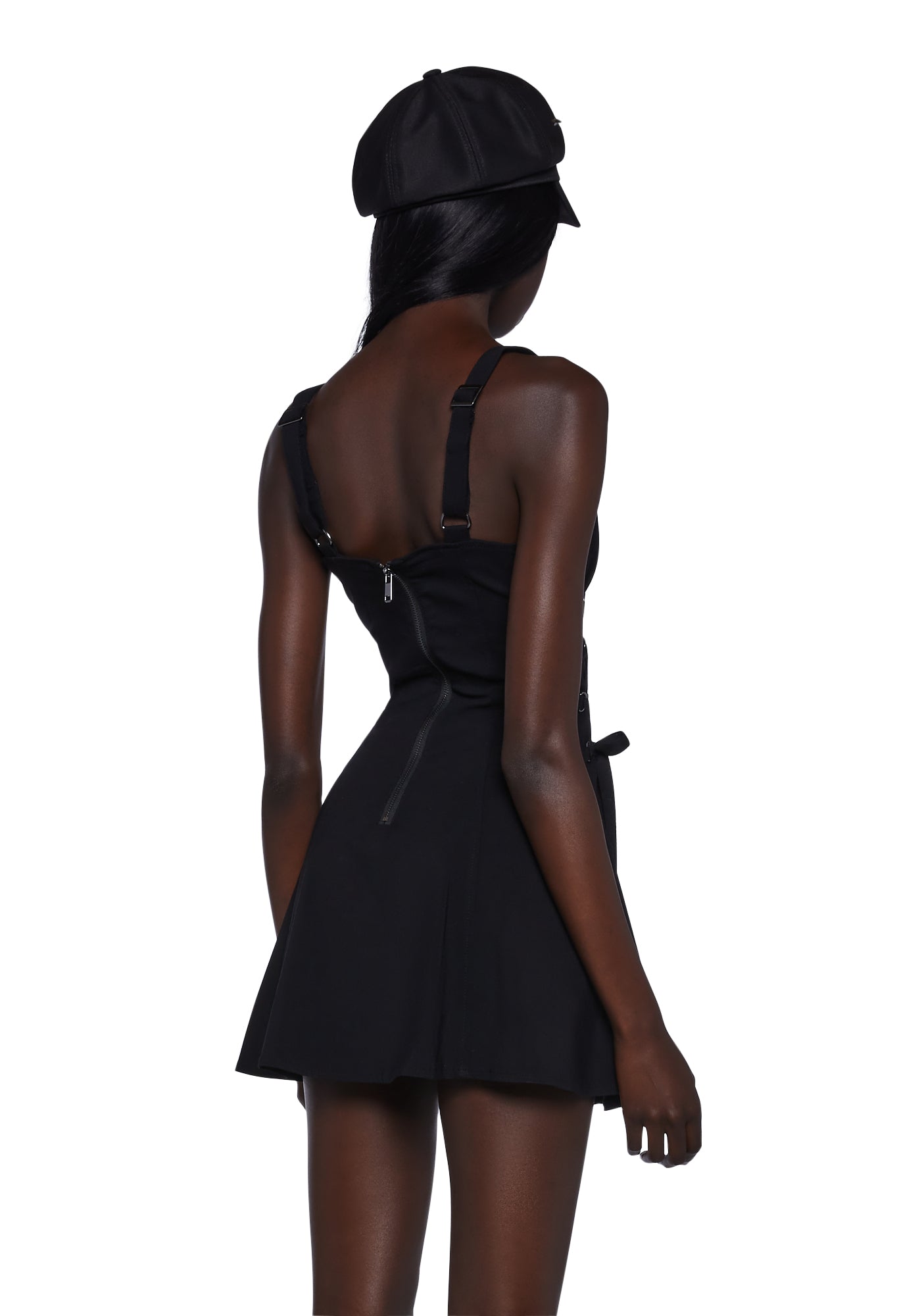 Black Lace Kill Flared Dolls Up Mini – Dress - Mood Current