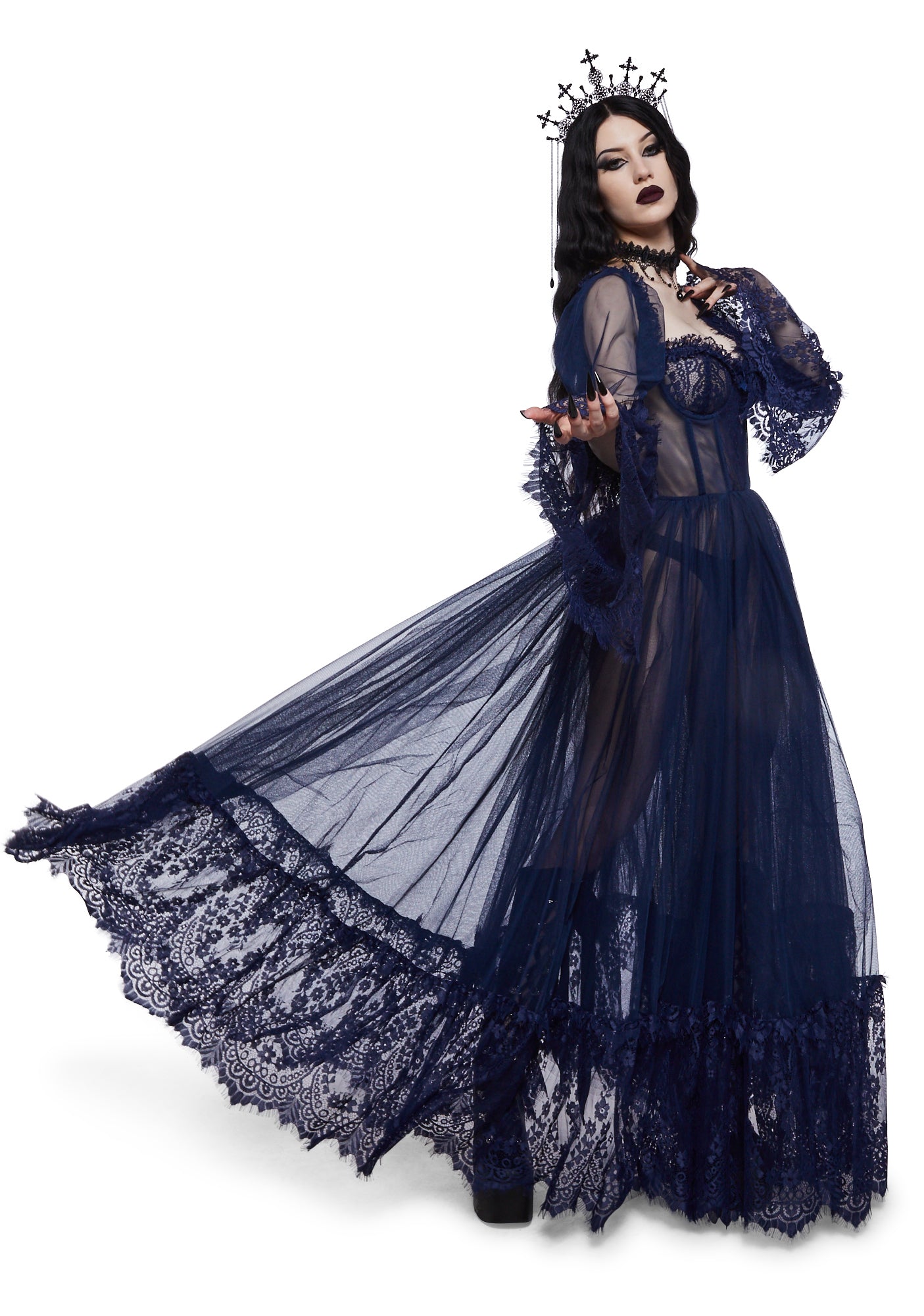 Dance With Death Maxi Dress