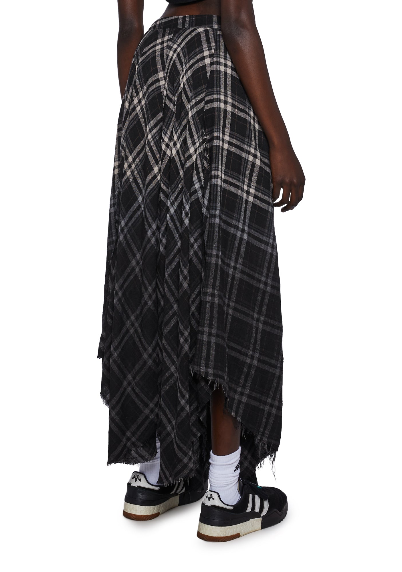 Long plaid skirt dolls kill clearance
