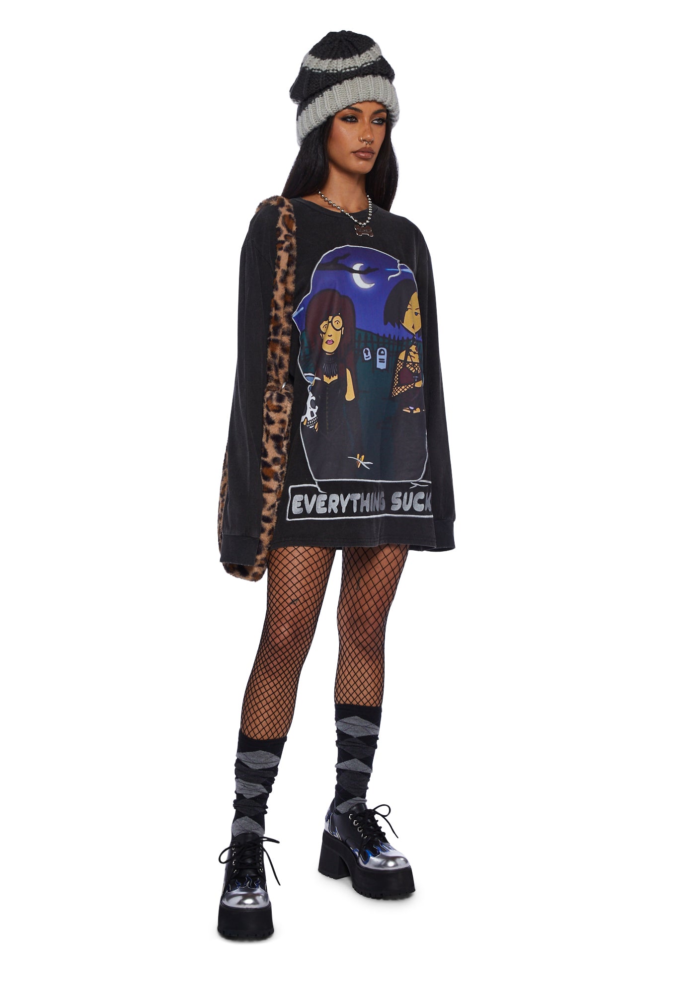 Dolls Kill x Daria Goth Graphic Everything Sucks Long Sleeve
