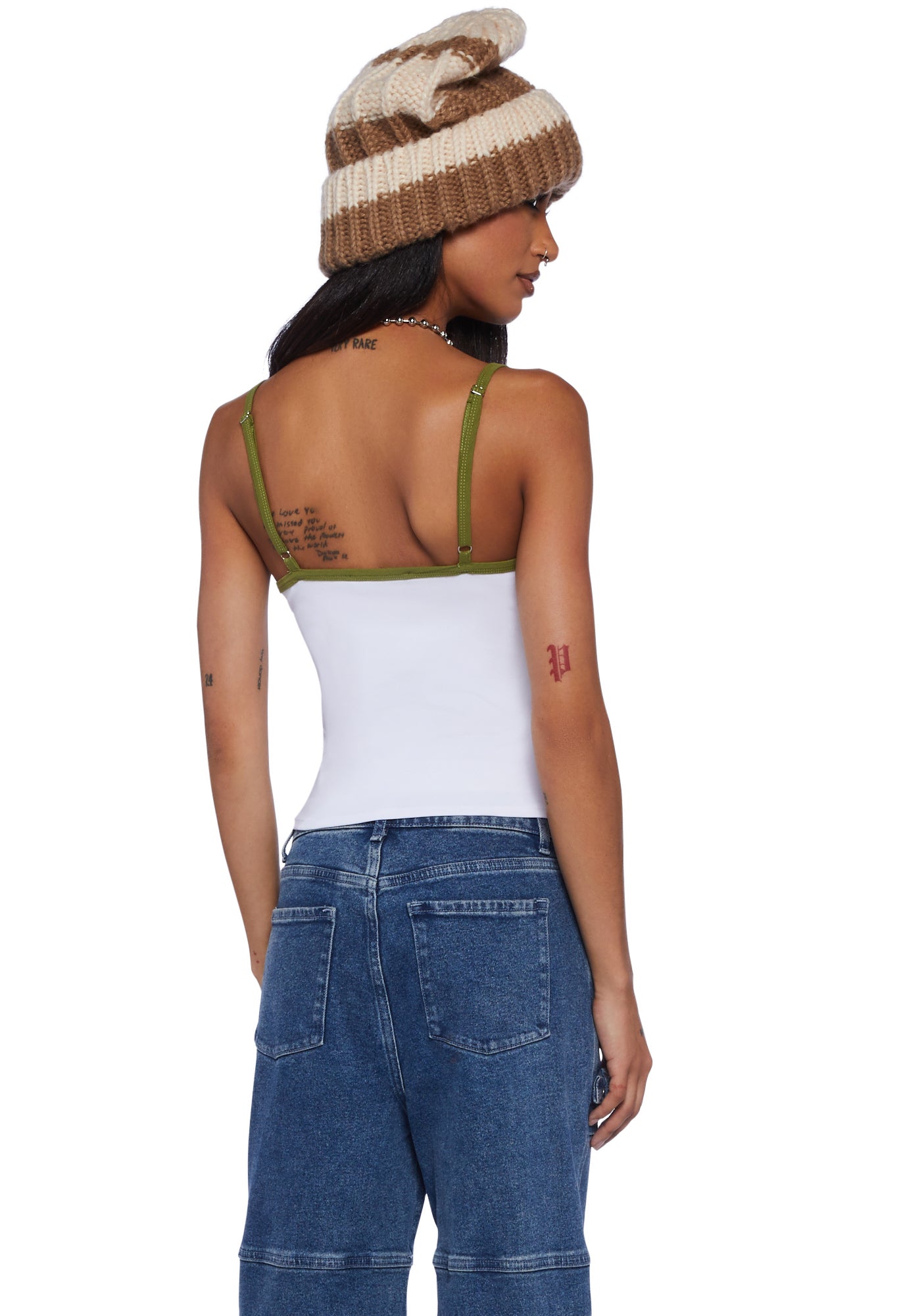 Dolls Kill x Daria Sick Sad World Cami Crop Tank - White