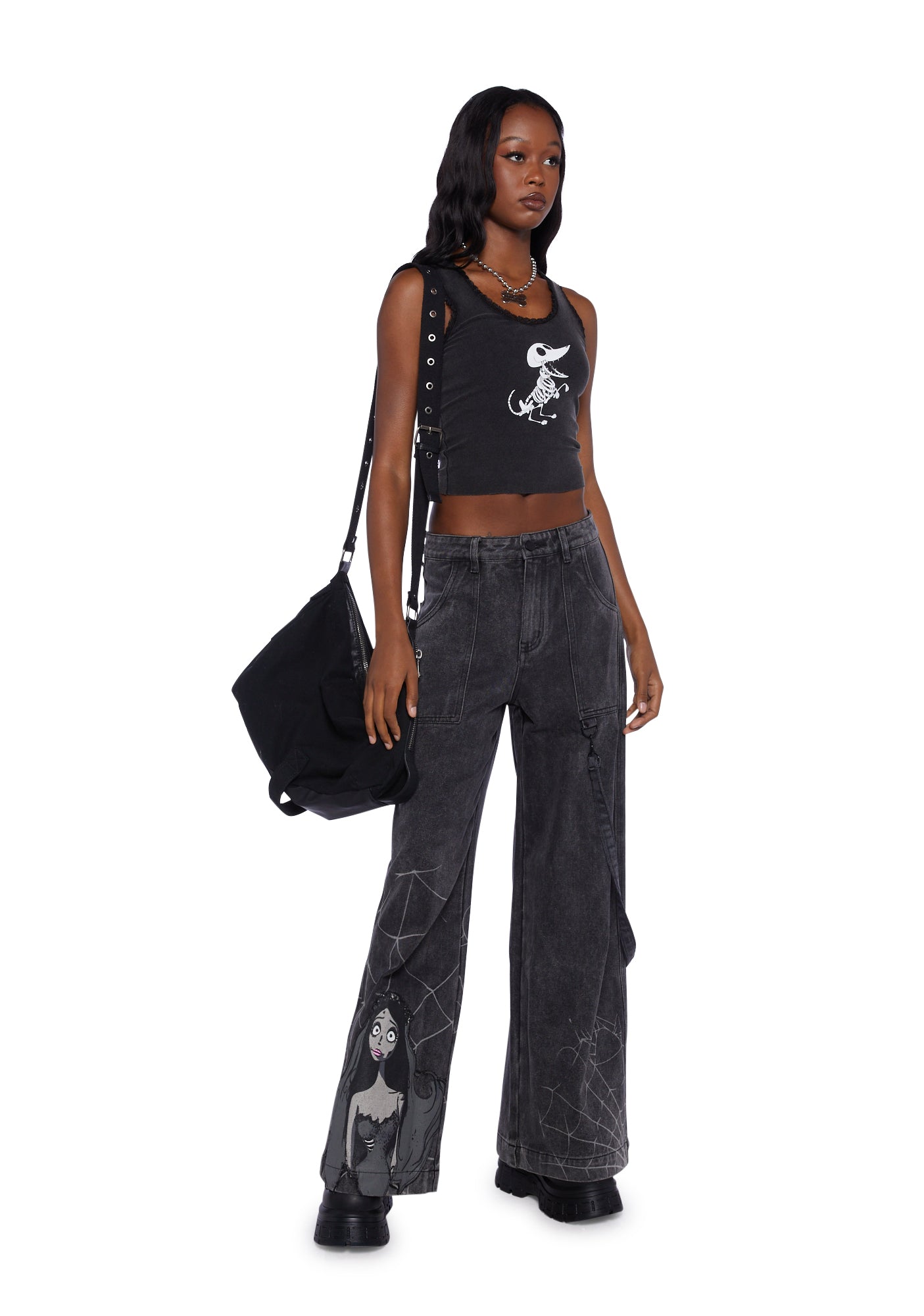 Dolls Kill x Corpse Bride Grave Misunderstanding Twill Pants
