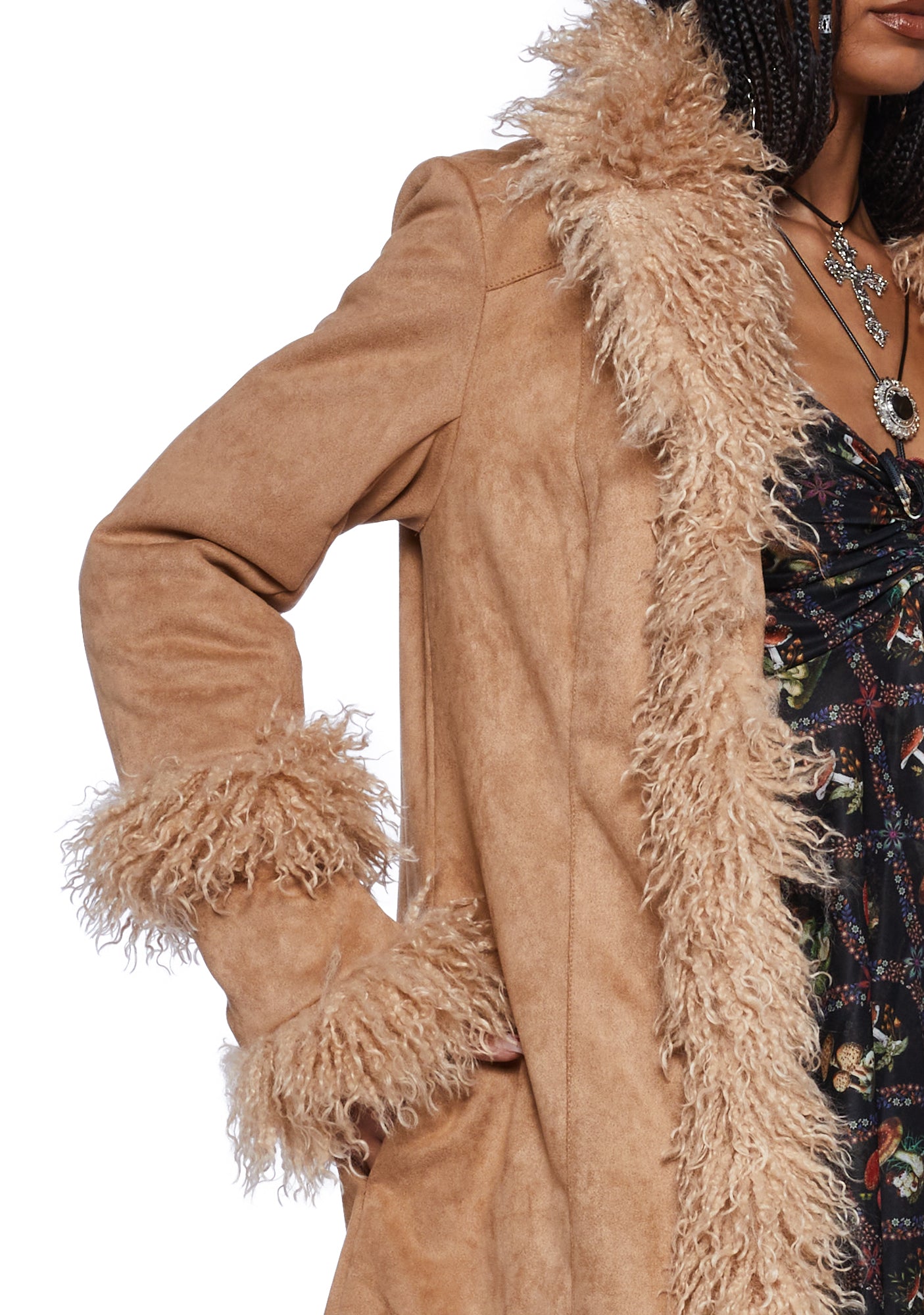 Bohemian Groove Faux Suede Jacket