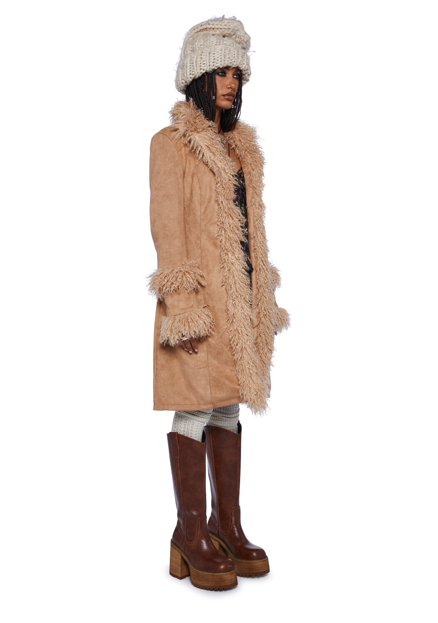 Bohemian Groove Faux Suede Jacket