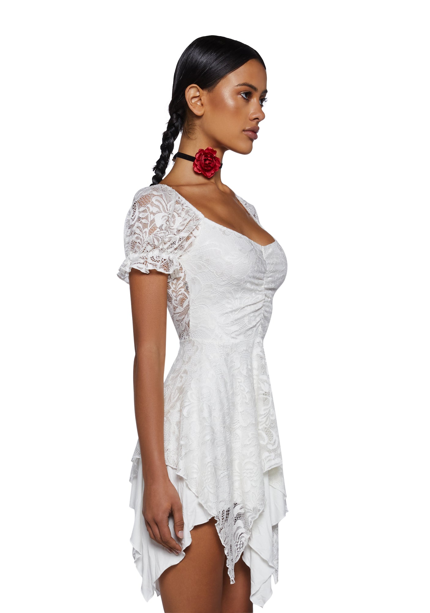 【Lure you in】LACE COLLAR MINI DRESS s1882483_f_r_sugar_thrillz_gre
