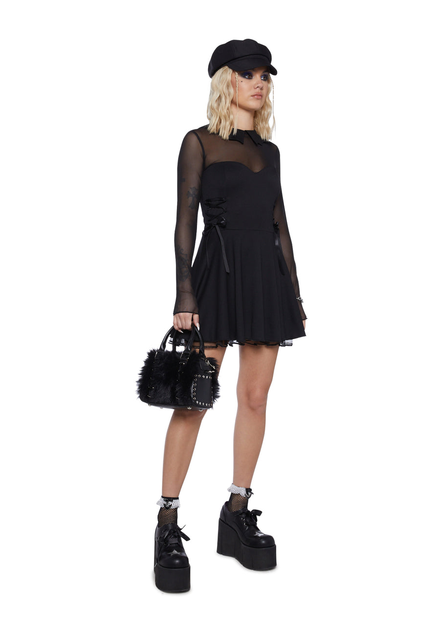Into The Mists Long Sleeve Dress - alternate