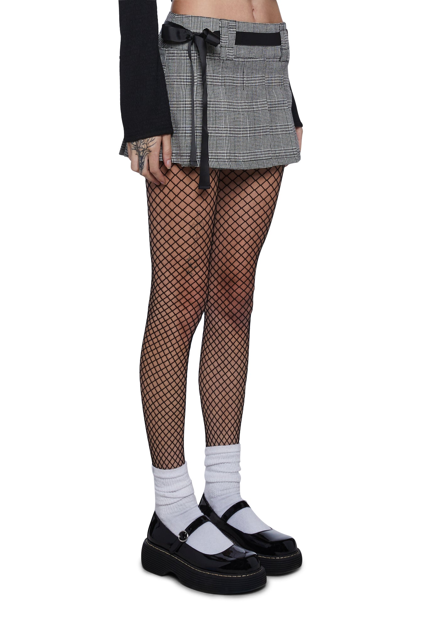 Delias Pleated Plaid Mini Skirt Multi Dolls Kill