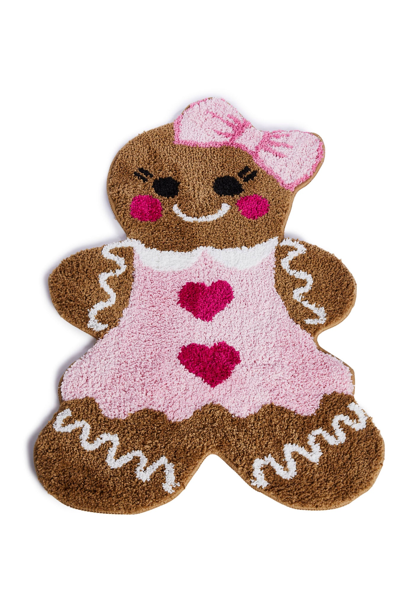 Dolls Home Gingerbread Cookie Girl Rug - Pink – Dolls Kill