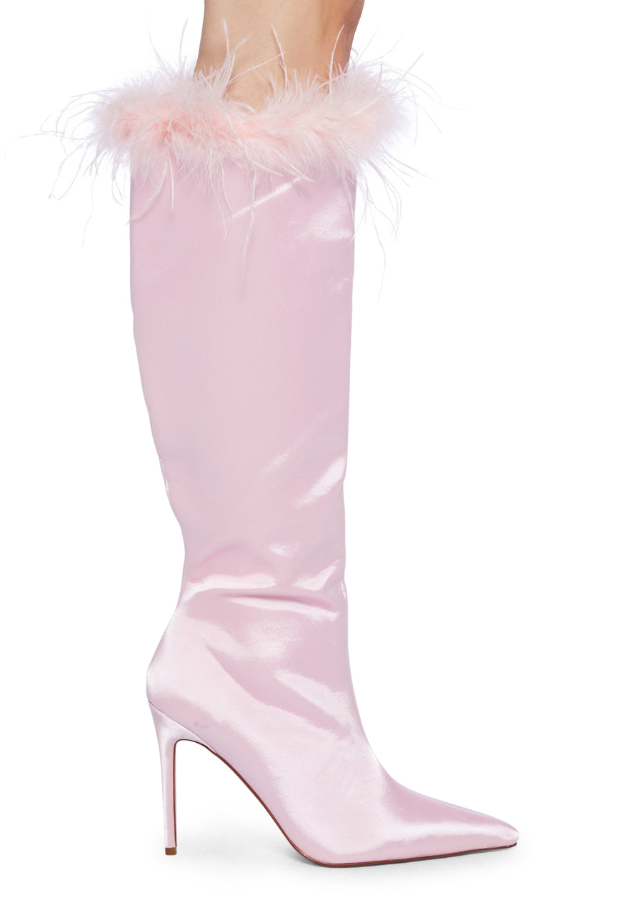 Jenson Heeled Boots - Pink