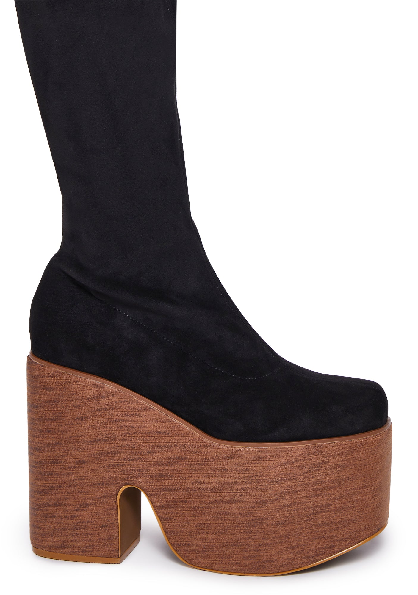 Lemon Drop by Privileged Galendo Platform Boots Black Black US 5 1 2