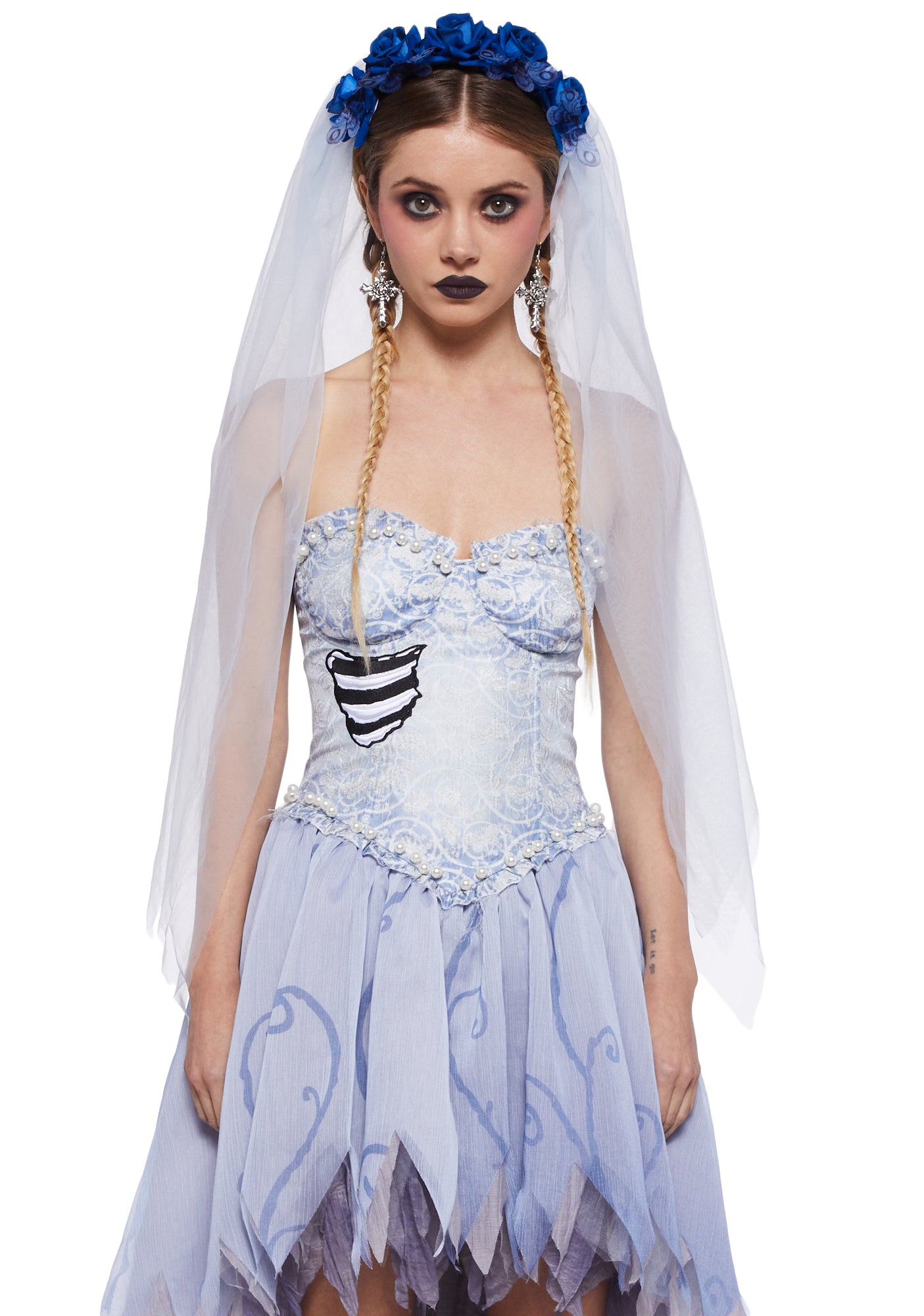 Bride Moonlit Glow Floral Veil