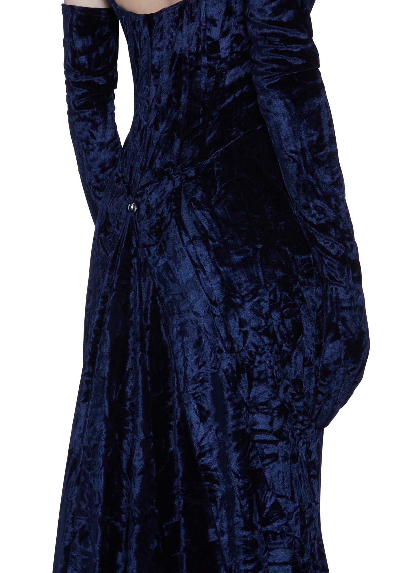 blue velvet dress with gloves Long Navy Blue Velvet Opera Gloves for Formal Evening Dress Burgundy