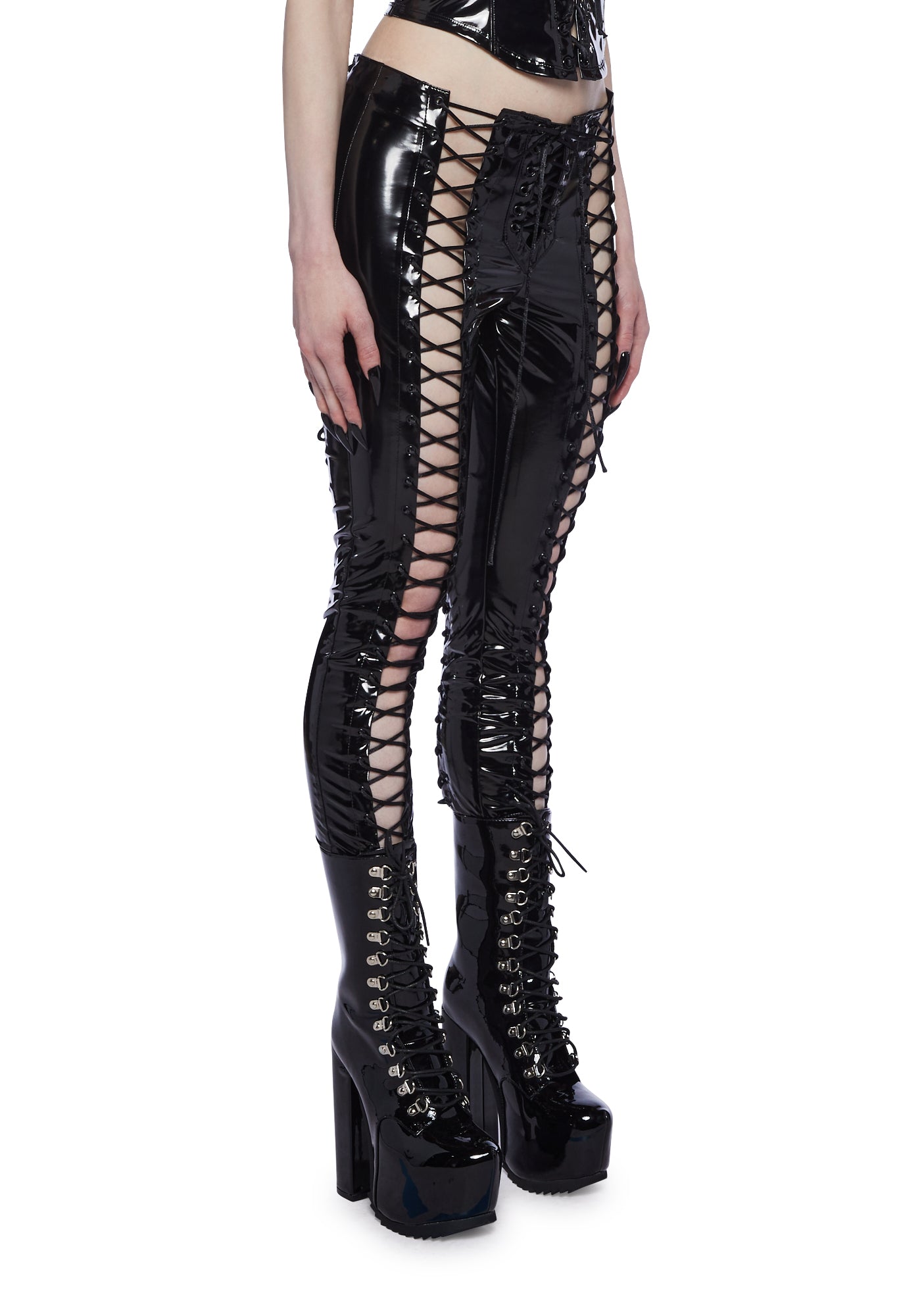 Have Mercy Lace Up Pants