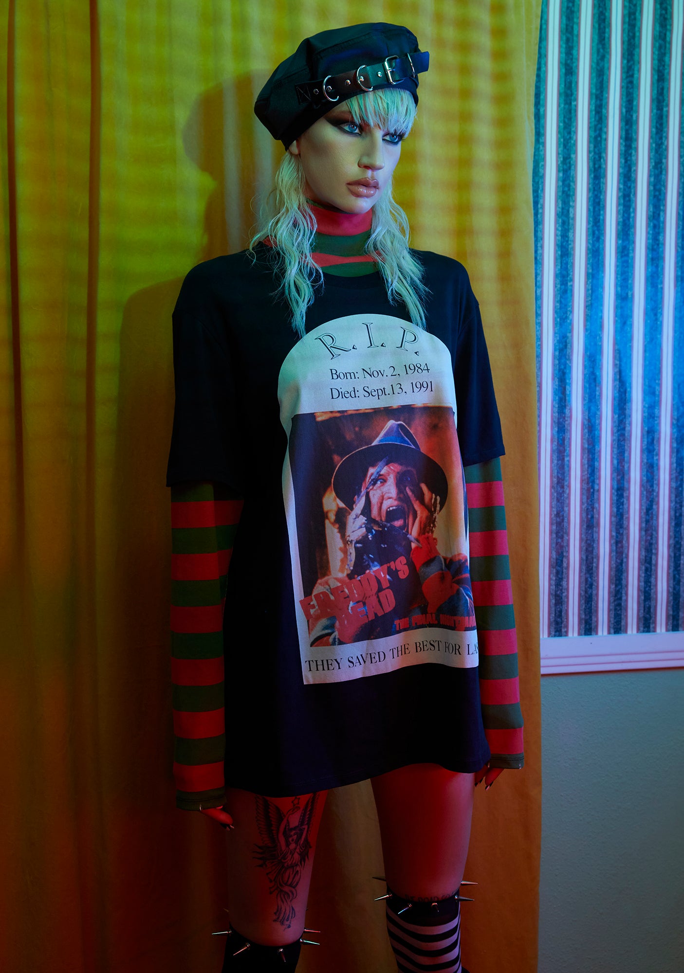 Dolls Kill x WB Horror Freddy Dead Nightmare On Elm Street