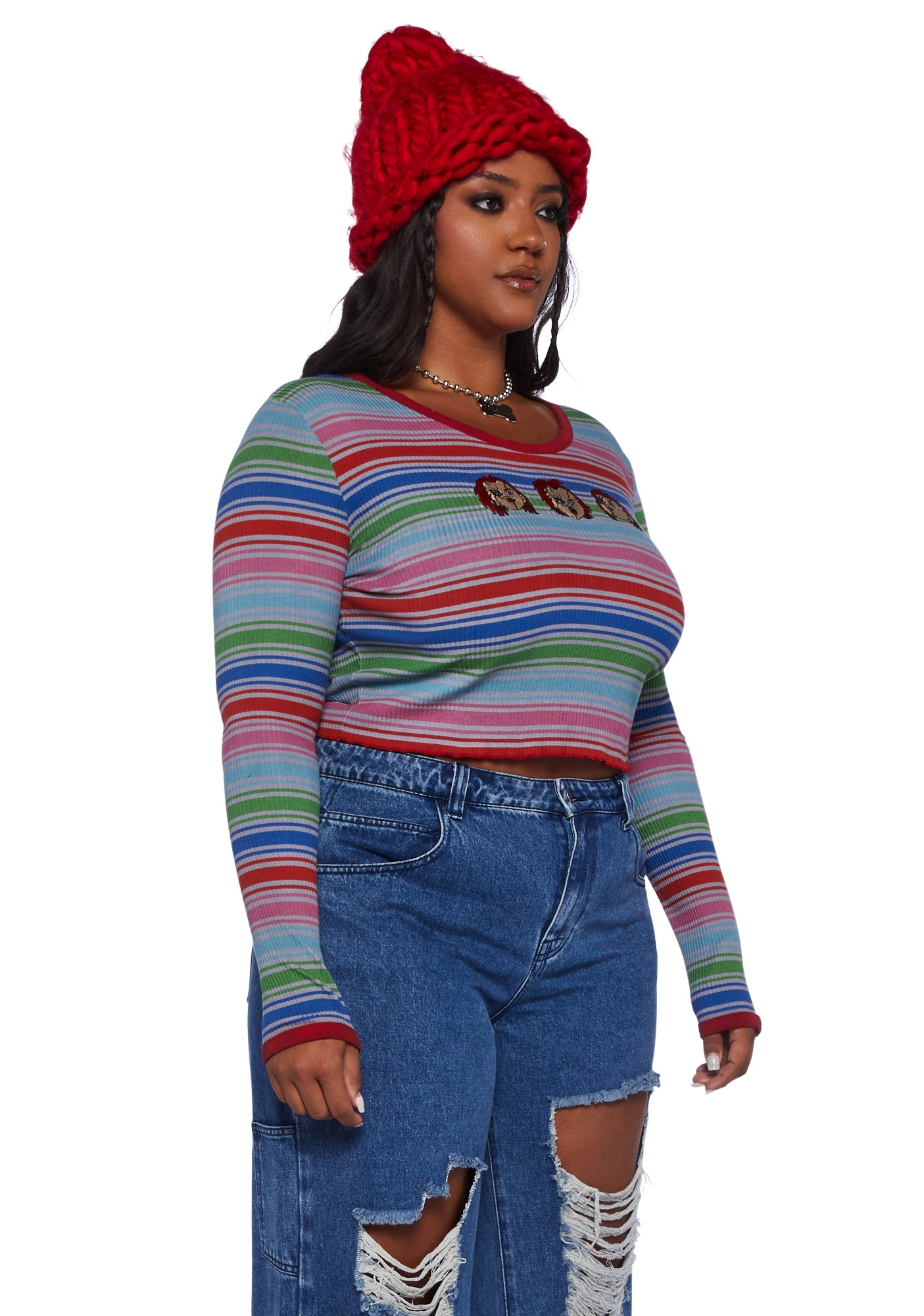 Plus size chucky shirt best sale