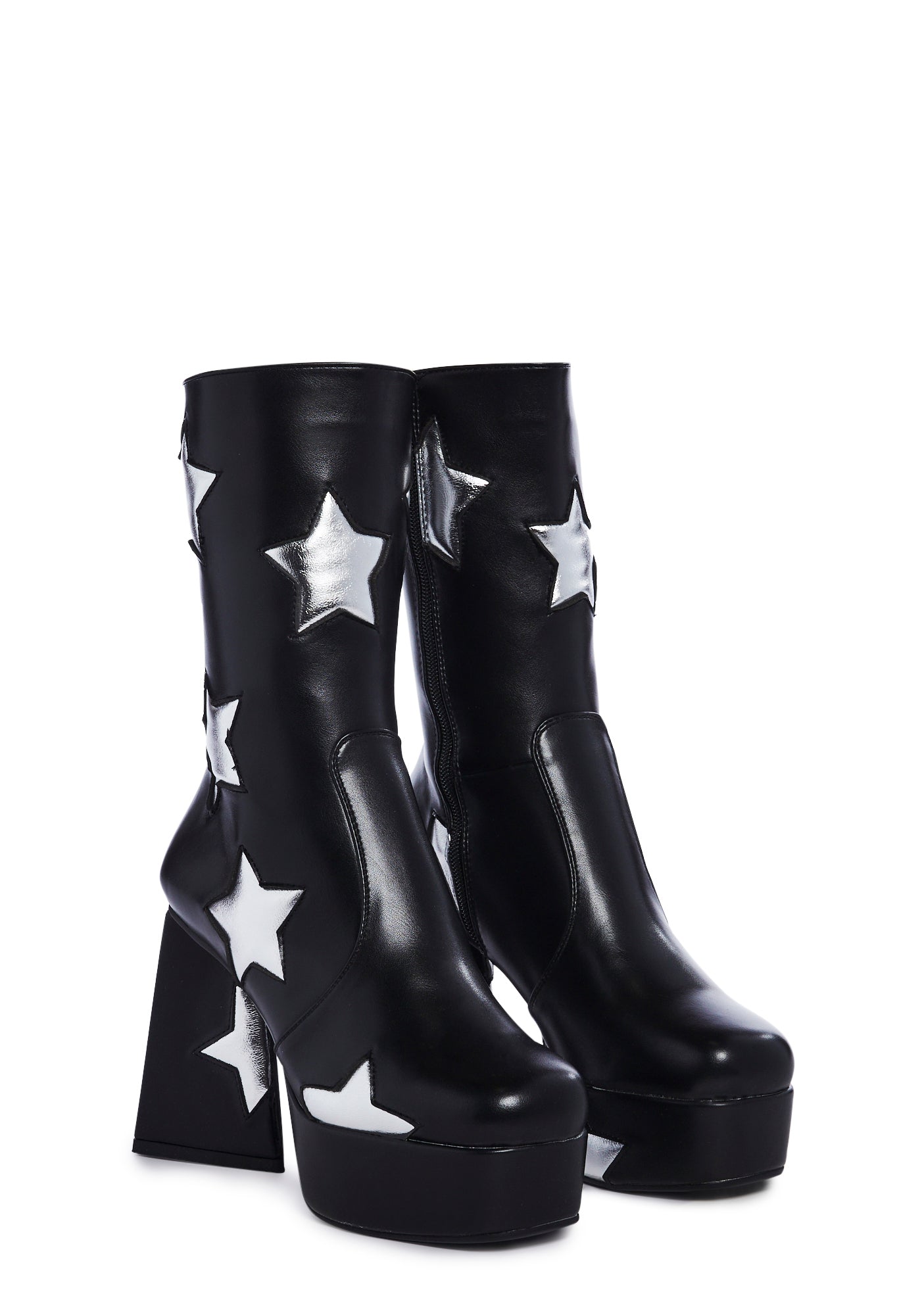 Ankle boots with stars on them on sale