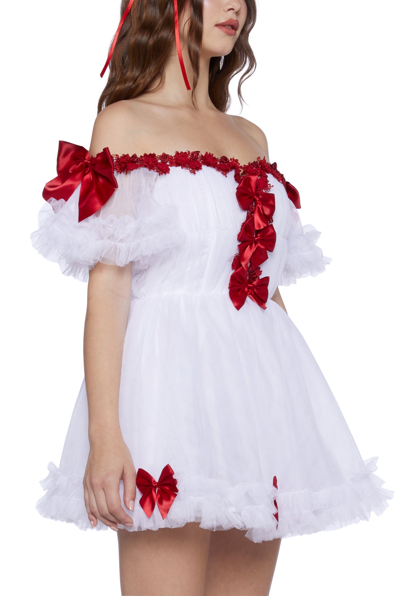 Winter Rose Mini Dress