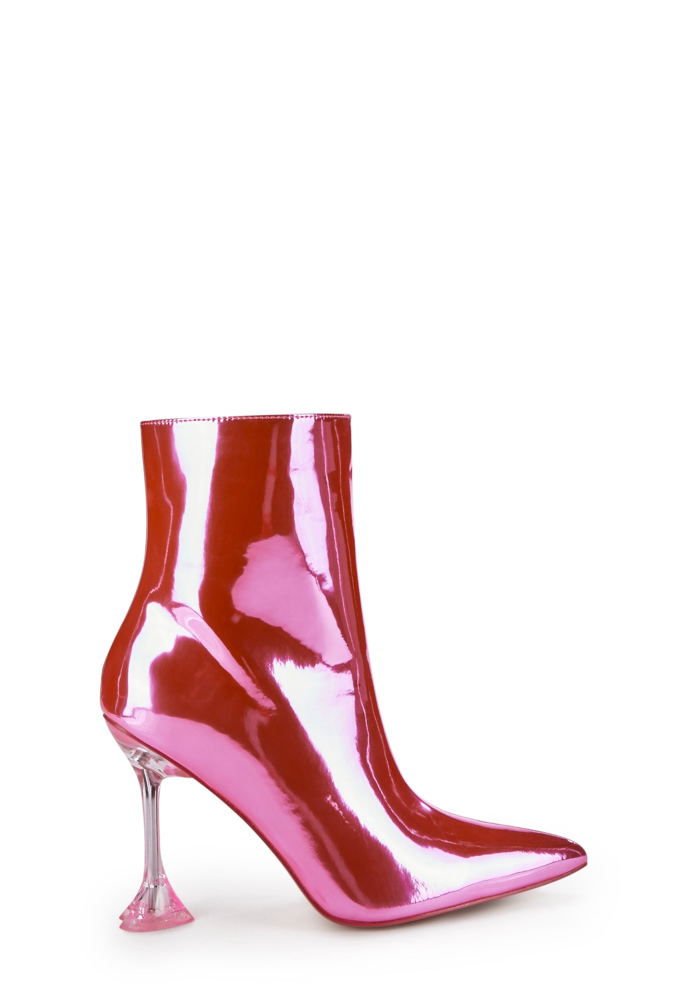 Heel Pointed Boots -Pink â Dolls Kill