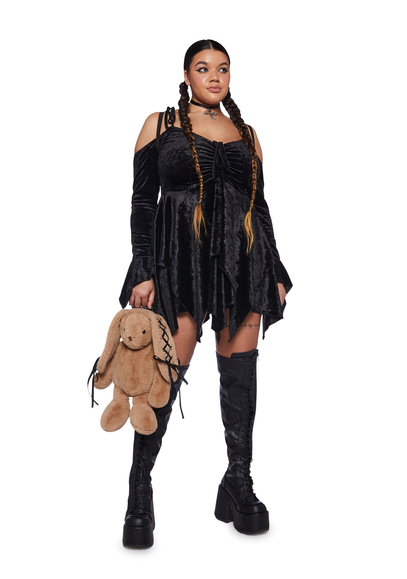 black fairy dress plus size Plus Size Gothic Glitter Fairy Pixie Sexy Womens Halloween Costume
