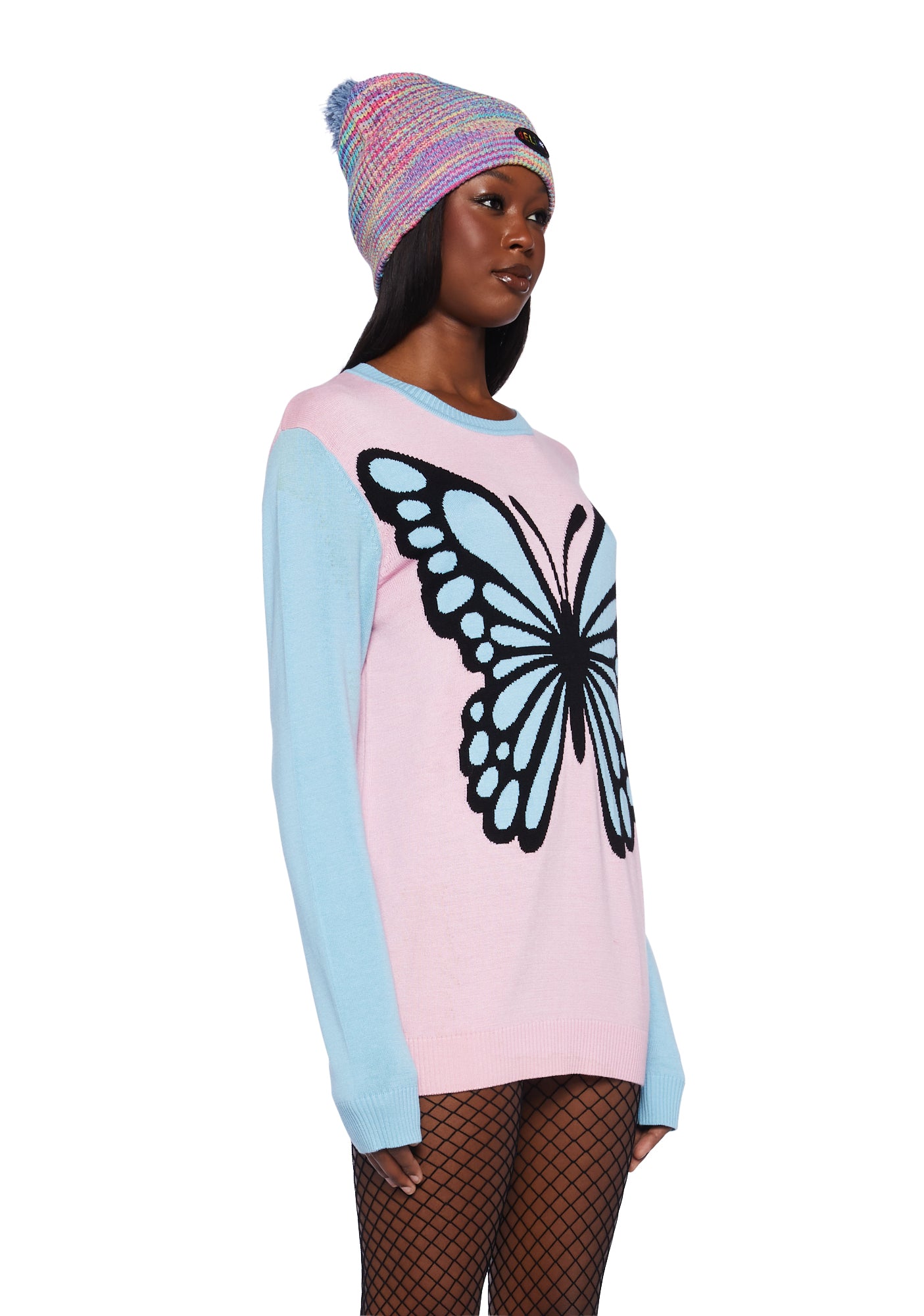 トップス doublet 17SS INTARSIA LINE PULLOVER KNIT doublet 17SS