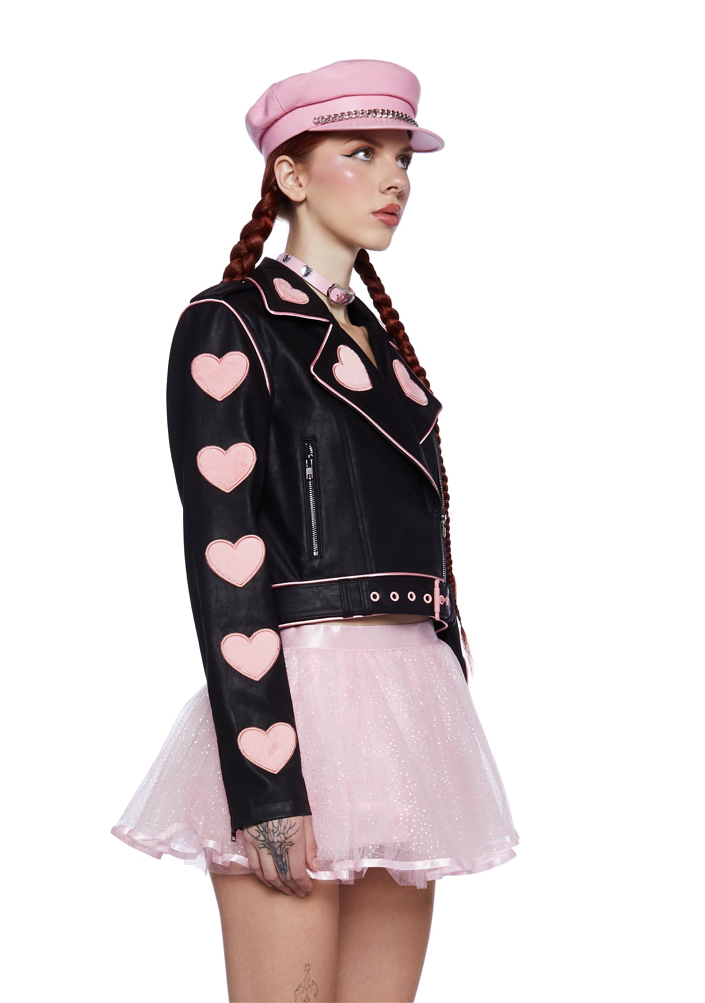 Maje heart jacket shop