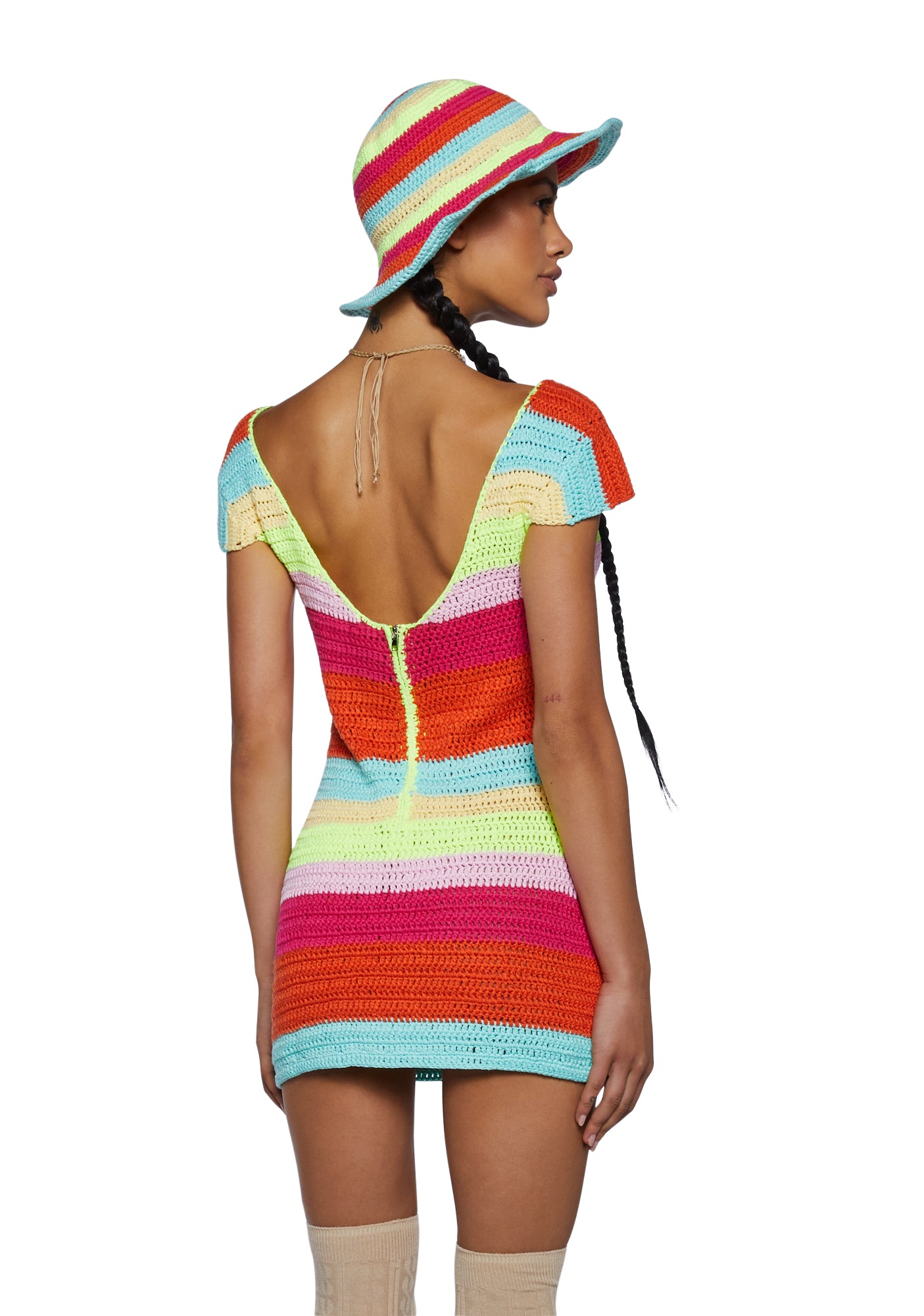 Parklife Crochet Low Back Mini Dress Parklife Crochet Low Back Mini Dress