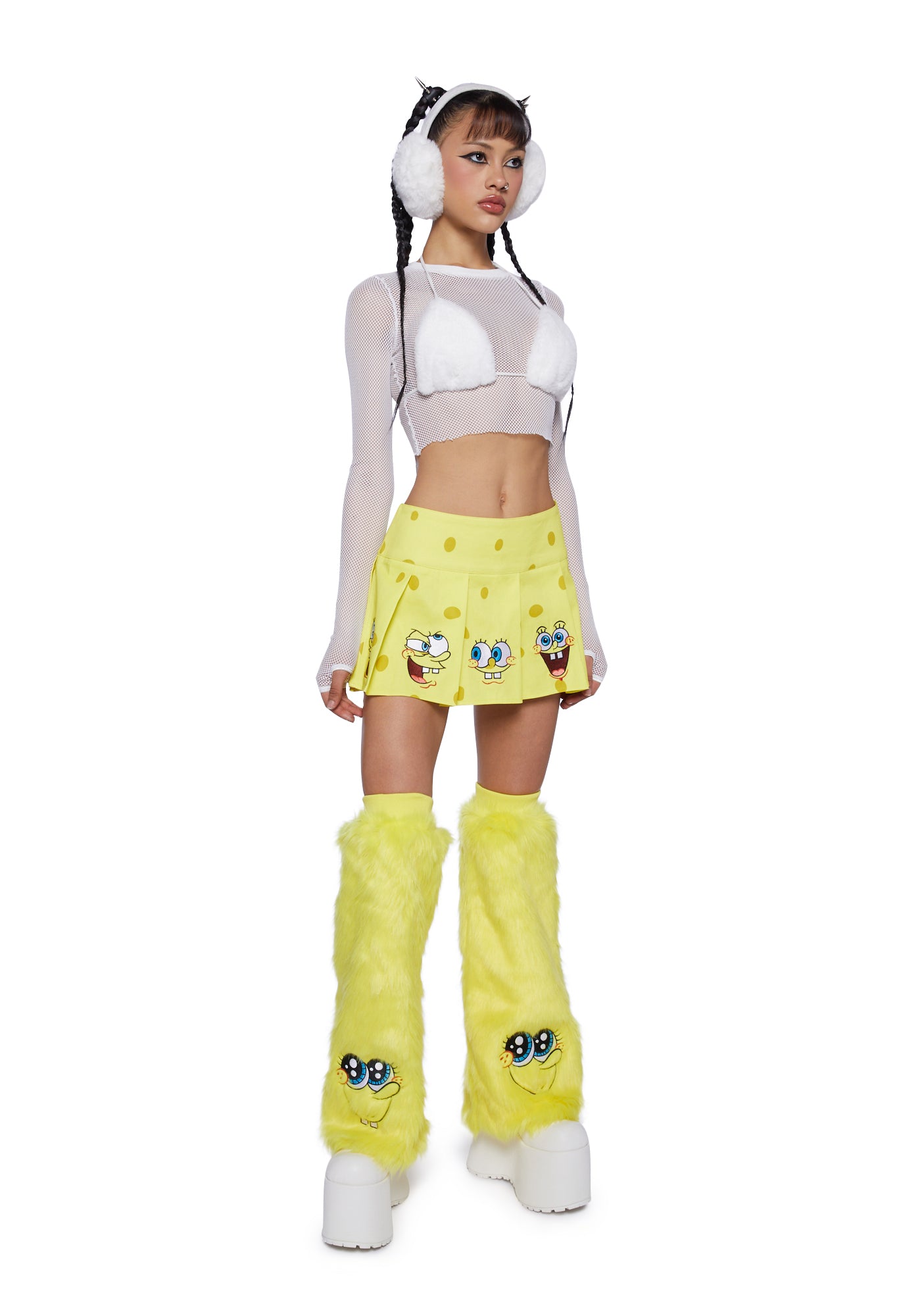 Yellow plaid skirt dolls kill cheap