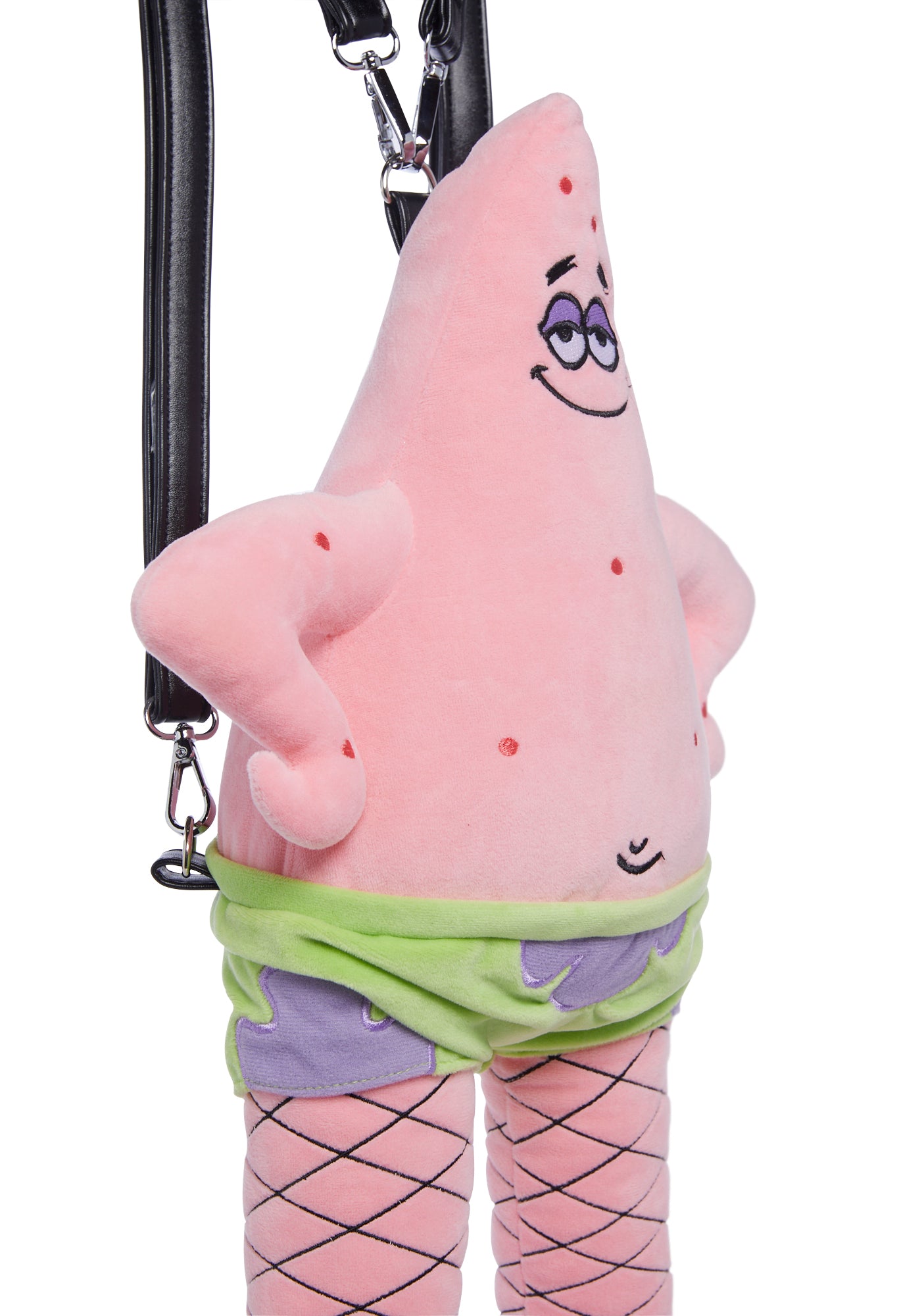 Dolls Kill x SpongeBob Patrick Star Fish Backpack Pink
