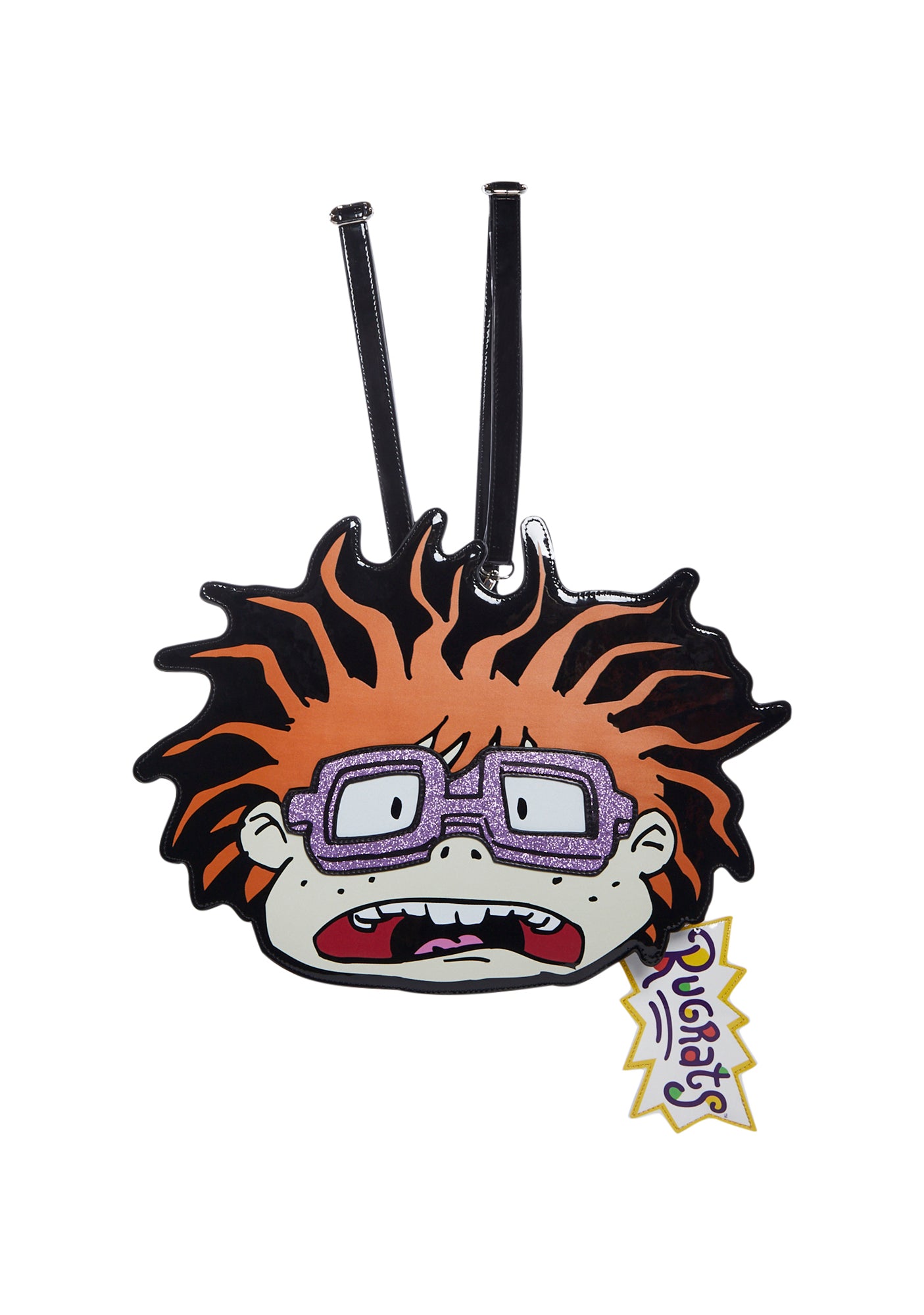 Dolls Kill x Rugrats Chuckie The Worry Child Backpack Dolls Kill x Rugrats Chuckie Vinyl Backpack main image 2
