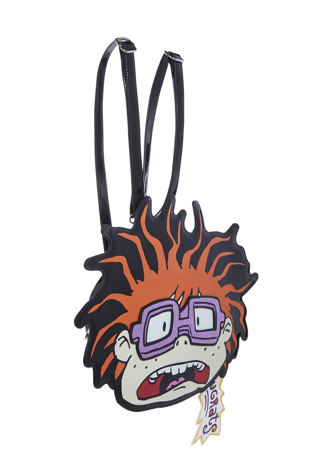 Dolls Kill x Rugrats Chuckie The Worry Child Backpack Dolls Kill x Rugrats Chuckie Vinyl Backpack main image 2