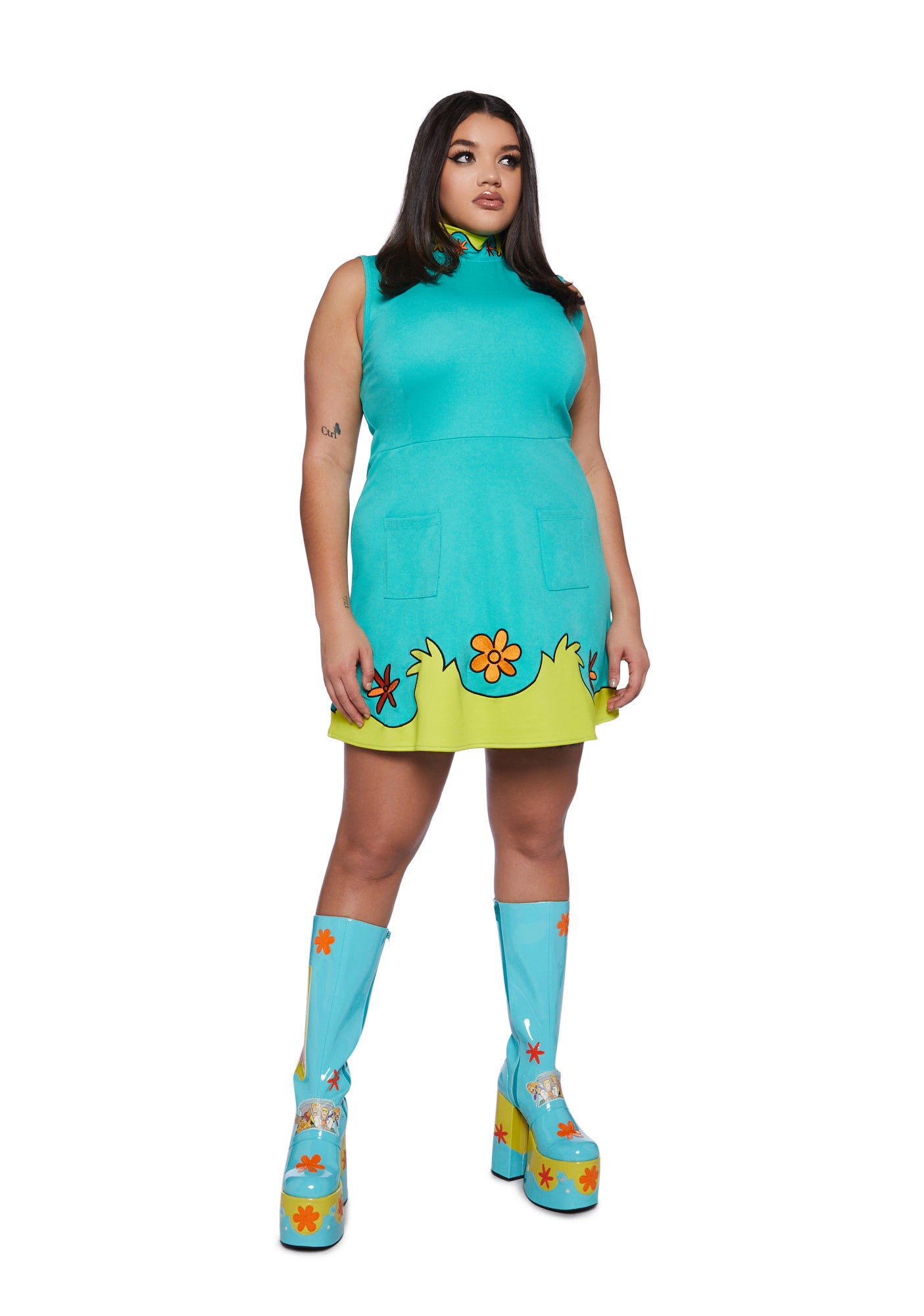 mystery machine mini dress Easy DIY Mystery Machine Costume  String & Honey