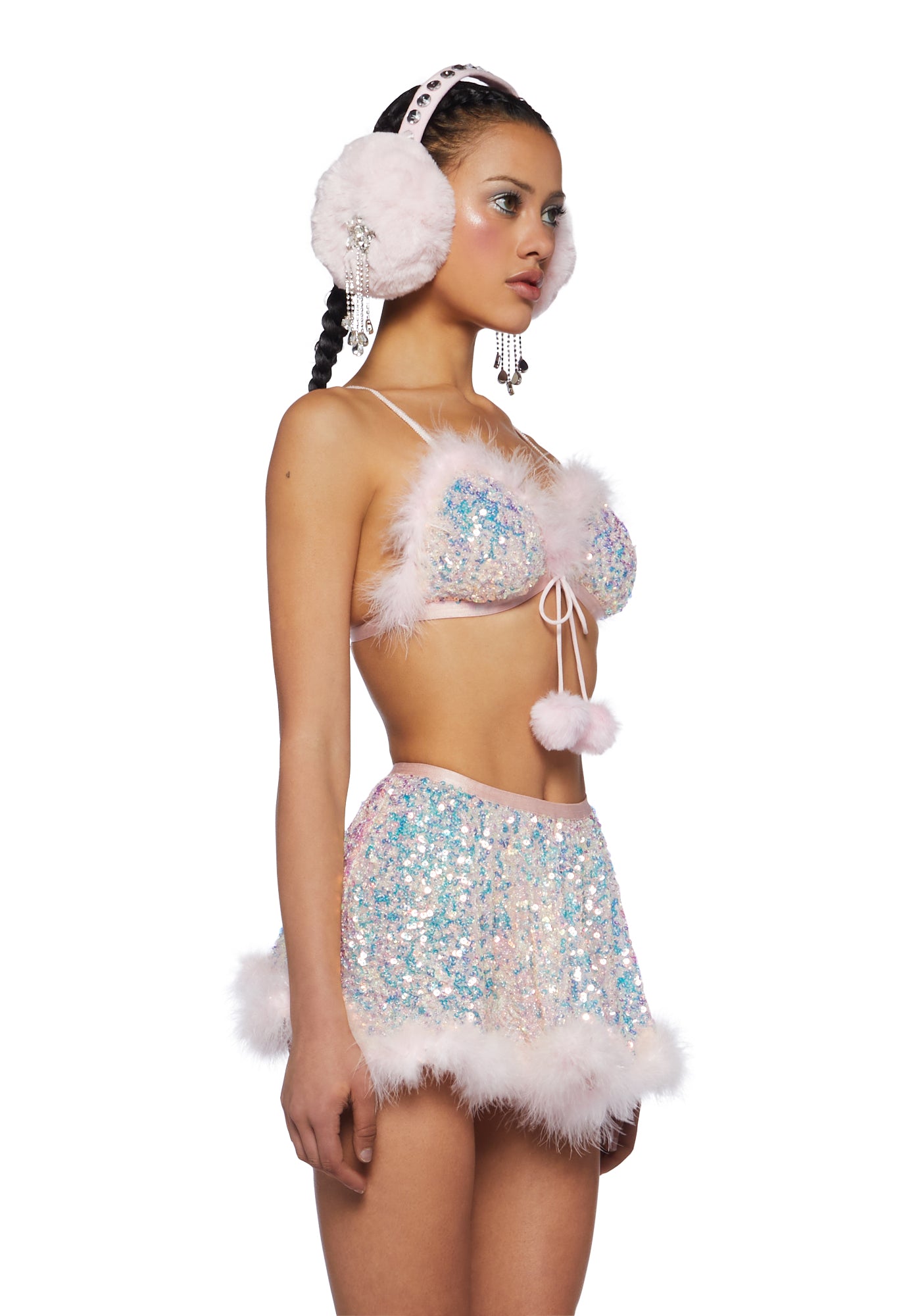 Glowing Glamour Skirt Set