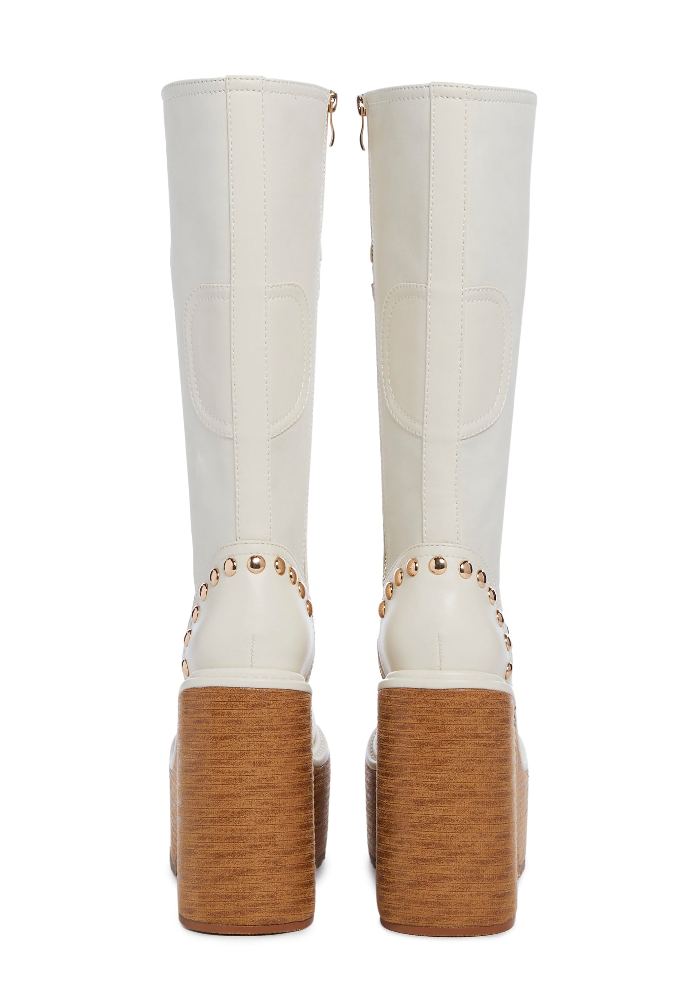 Dolls Kill x Bratz Platform Boots- Off White